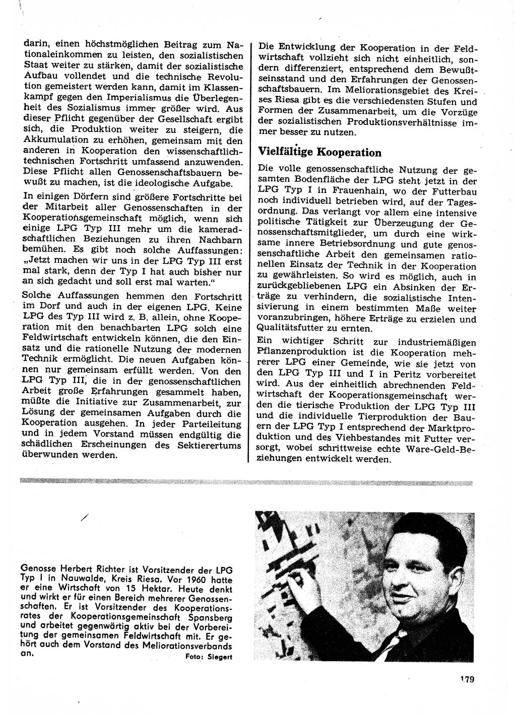 Neuer Weg (NW), Organ des Zentralkomitees (ZK) der SED (Sozialistische Einheitspartei Deutschlands) für Fragen des Parteilebens, 23. Jahrgang [Deutsche Demokratische Republik (DDR)] 1968, Seite 179 (NW ZK SED DDR 1968, S. 179)