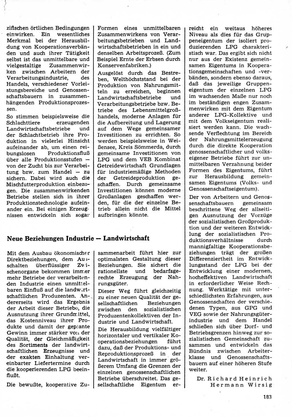 Neuer Weg (NW), Organ des Zentralkomitees (ZK) der SED (Sozialistische Einheitspartei Deutschlands) für Fragen des Parteilebens, 23. Jahrgang [Deutsche Demokratische Republik (DDR)] 1968, Seite 183 (NW ZK SED DDR 1968, S. 183)