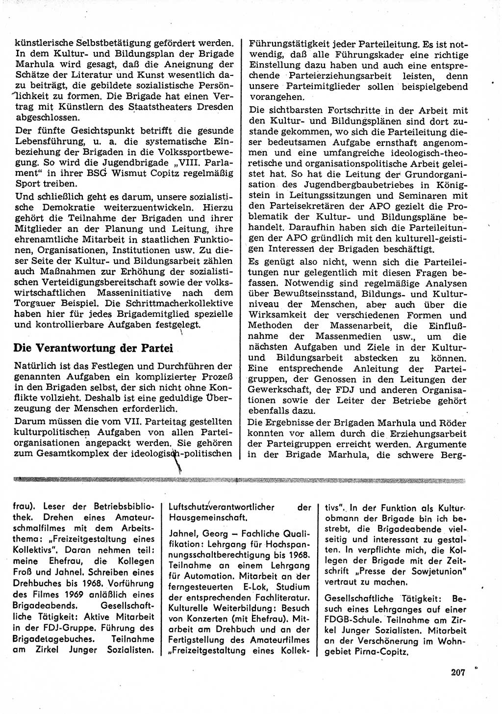 Neuer Weg (NW), Organ des Zentralkomitees (ZK) der SED (Sozialistische Einheitspartei Deutschlands) für Fragen des Parteilebens, 23. Jahrgang [Deutsche Demokratische Republik (DDR)] 1968, Seite 207 (NW ZK SED DDR 1968, S. 207)