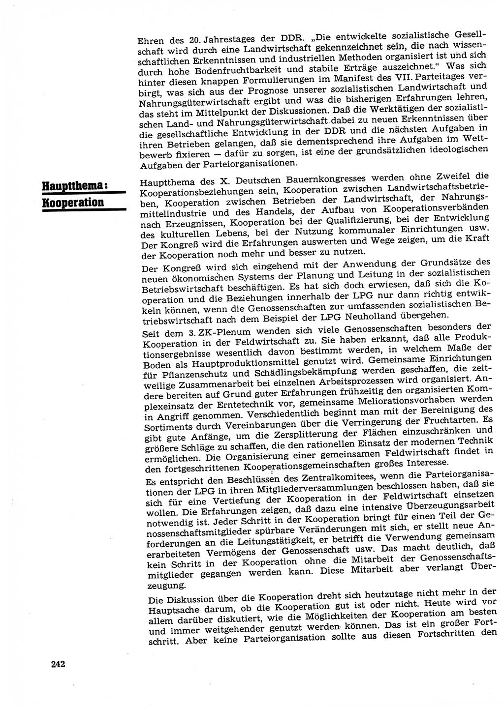 Neuer Weg (NW), Organ des Zentralkomitees (ZK) der SED (Sozialistische Einheitspartei Deutschlands) für Fragen des Parteilebens, 23. Jahrgang [Deutsche Demokratische Republik (DDR)] 1968, Seite 242 (NW ZK SED DDR 1968, S. 242)