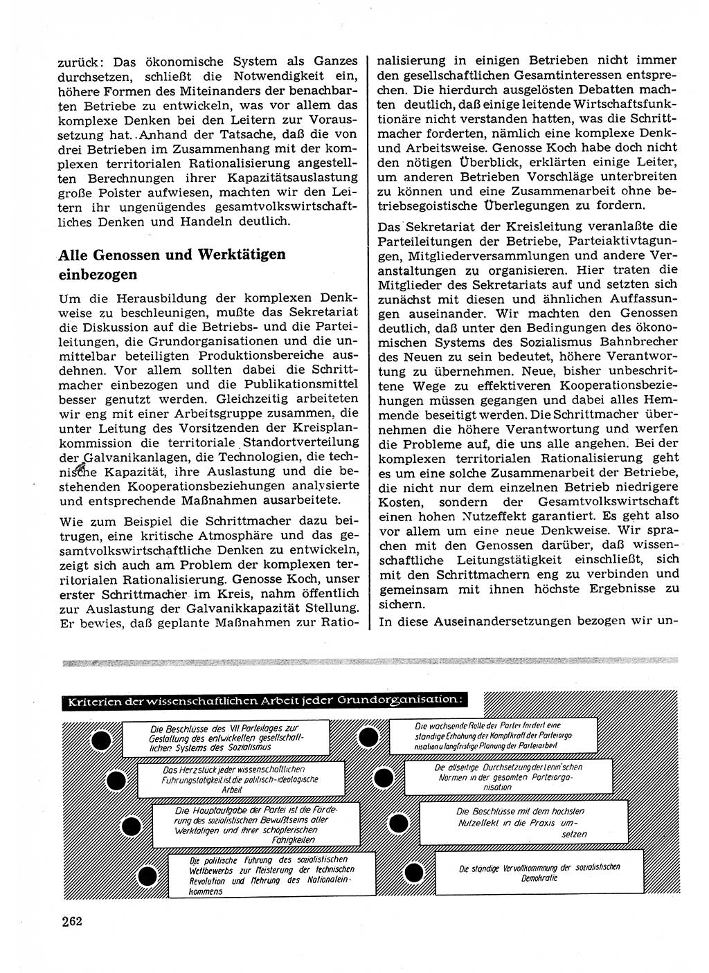 Neuer Weg (NW), Organ des Zentralkomitees (ZK) der SED (Sozialistische Einheitspartei Deutschlands) für Fragen des Parteilebens, 23. Jahrgang [Deutsche Demokratische Republik (DDR)] 1968, Seite 262 (NW ZK SED DDR 1968, S. 262)