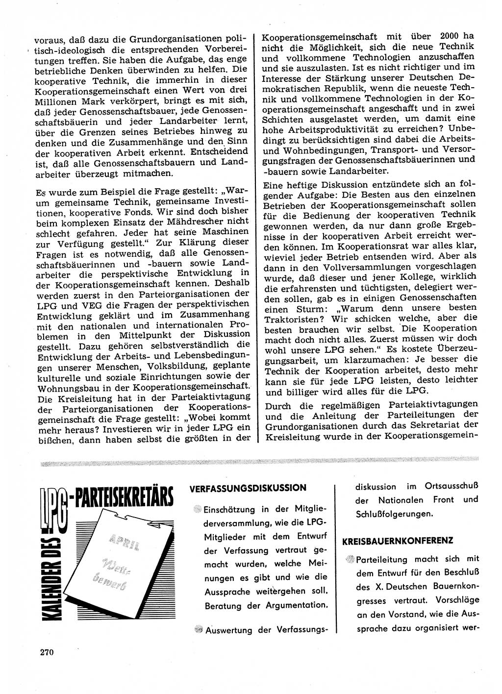 Neuer Weg (NW), Organ des Zentralkomitees (ZK) der SED (Sozialistische Einheitspartei Deutschlands) für Fragen des Parteilebens, 23. Jahrgang [Deutsche Demokratische Republik (DDR)] 1968, Seite 270 (NW ZK SED DDR 1968, S. 270)