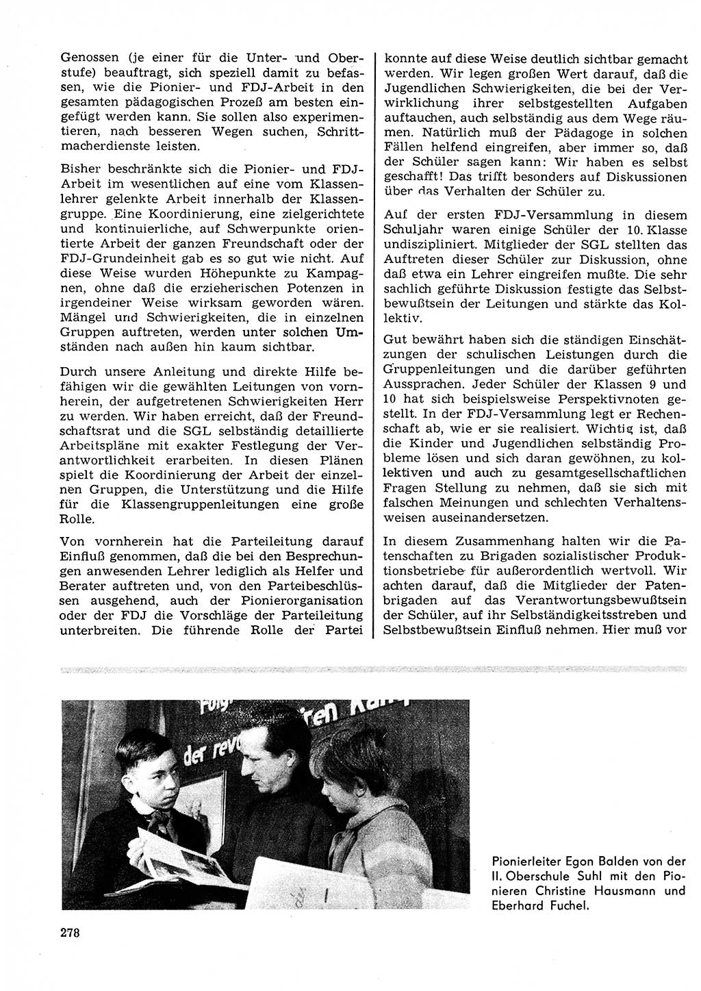 Neuer Weg (NW), Organ des Zentralkomitees (ZK) der SED (Sozialistische Einheitspartei Deutschlands) für Fragen des Parteilebens, 23. Jahrgang [Deutsche Demokratische Republik (DDR)] 1968, Seite 278 (NW ZK SED DDR 1968, S. 278)