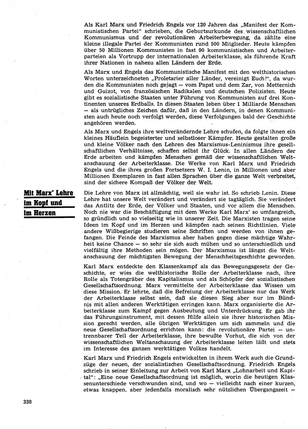 Neuer Weg (NW), Organ des Zentralkomitees (ZK) der SED (Sozialistische Einheitspartei Deutschlands) für Fragen des Parteilebens, 23. Jahrgang [Deutsche Demokratische Republik (DDR)] 1968, Seite 338 (NW ZK SED DDR 1968, S. 338)