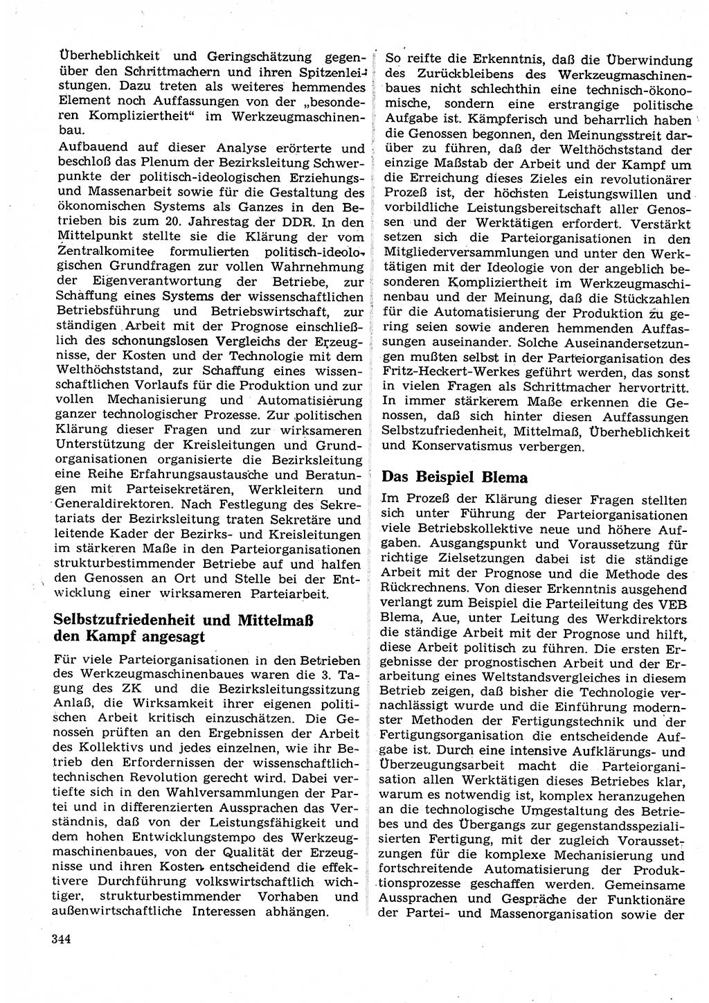 Neuer Weg (NW), Organ des Zentralkomitees (ZK) der SED (Sozialistische Einheitspartei Deutschlands) für Fragen des Parteilebens, 23. Jahrgang [Deutsche Demokratische Republik (DDR)] 1968, Seite 344 (NW ZK SED DDR 1968, S. 344)