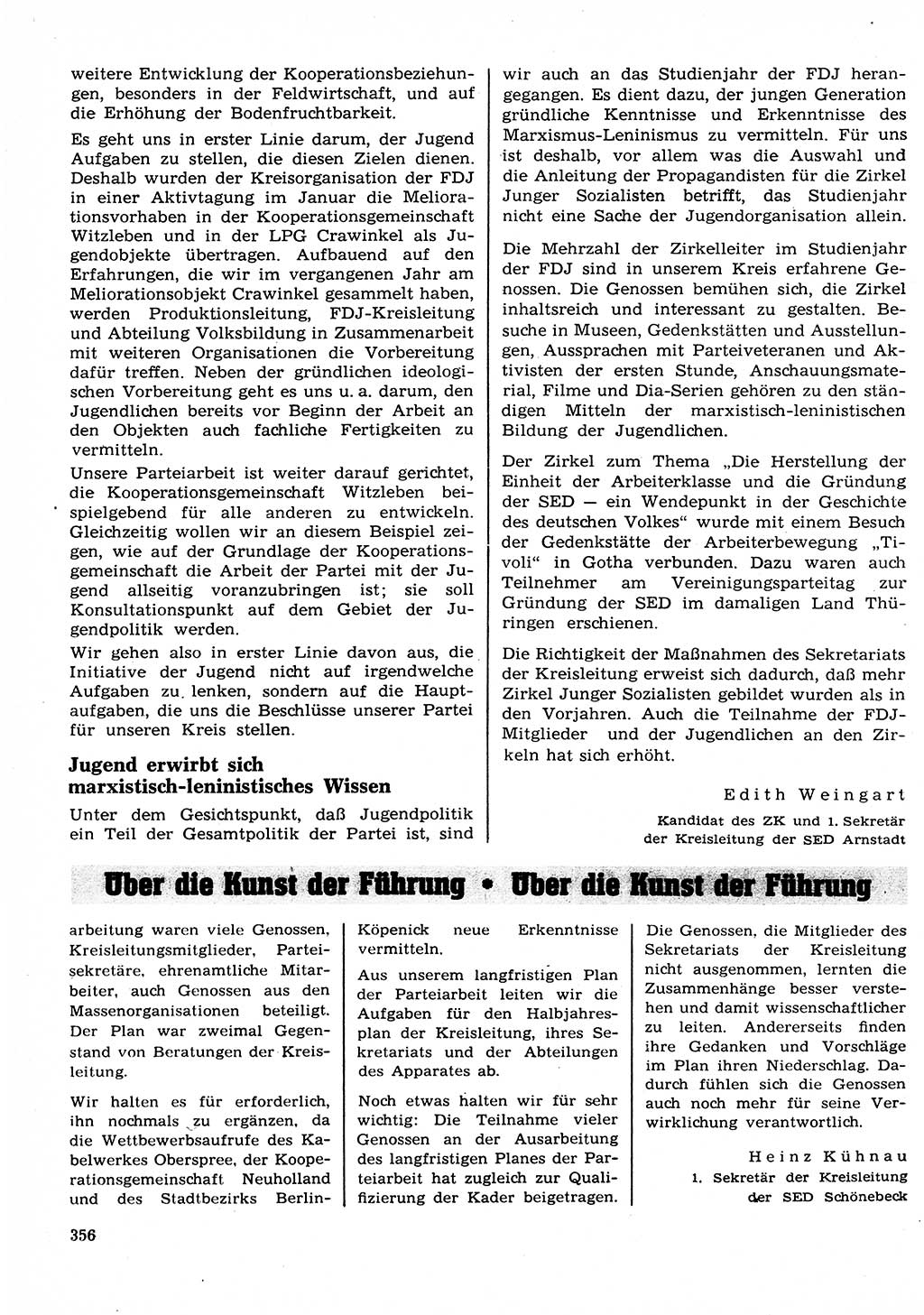 Neuer Weg (NW), Organ des Zentralkomitees (ZK) der SED (Sozialistische Einheitspartei Deutschlands) für Fragen des Parteilebens, 23. Jahrgang [Deutsche Demokratische Republik (DDR)] 1968, Seite 356 (NW ZK SED DDR 1968, S. 356)