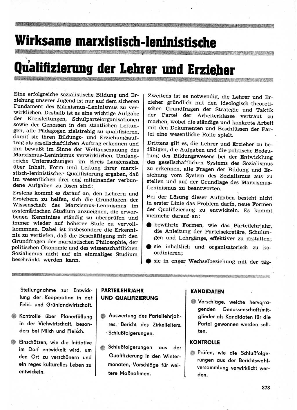 Neuer Weg (NW), Organ des Zentralkomitees (ZK) der SED (Sozialistische Einheitspartei Deutschlands) für Fragen des Parteilebens, 23. Jahrgang [Deutsche Demokratische Republik (DDR)] 1968, Seite 373 (NW ZK SED DDR 1968, S. 373)