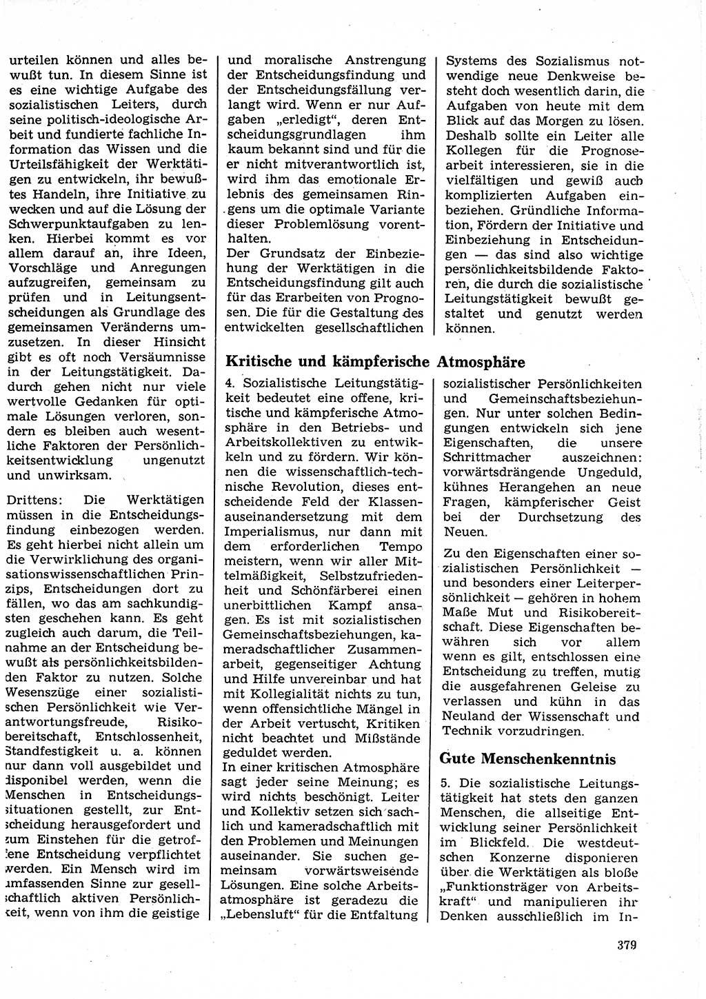 Neuer Weg (NW), Organ des Zentralkomitees (ZK) der SED (Sozialistische Einheitspartei Deutschlands) für Fragen des Parteilebens, 23. Jahrgang [Deutsche Demokratische Republik (DDR)] 1968, Seite 379 (NW ZK SED DDR 1968, S. 379)