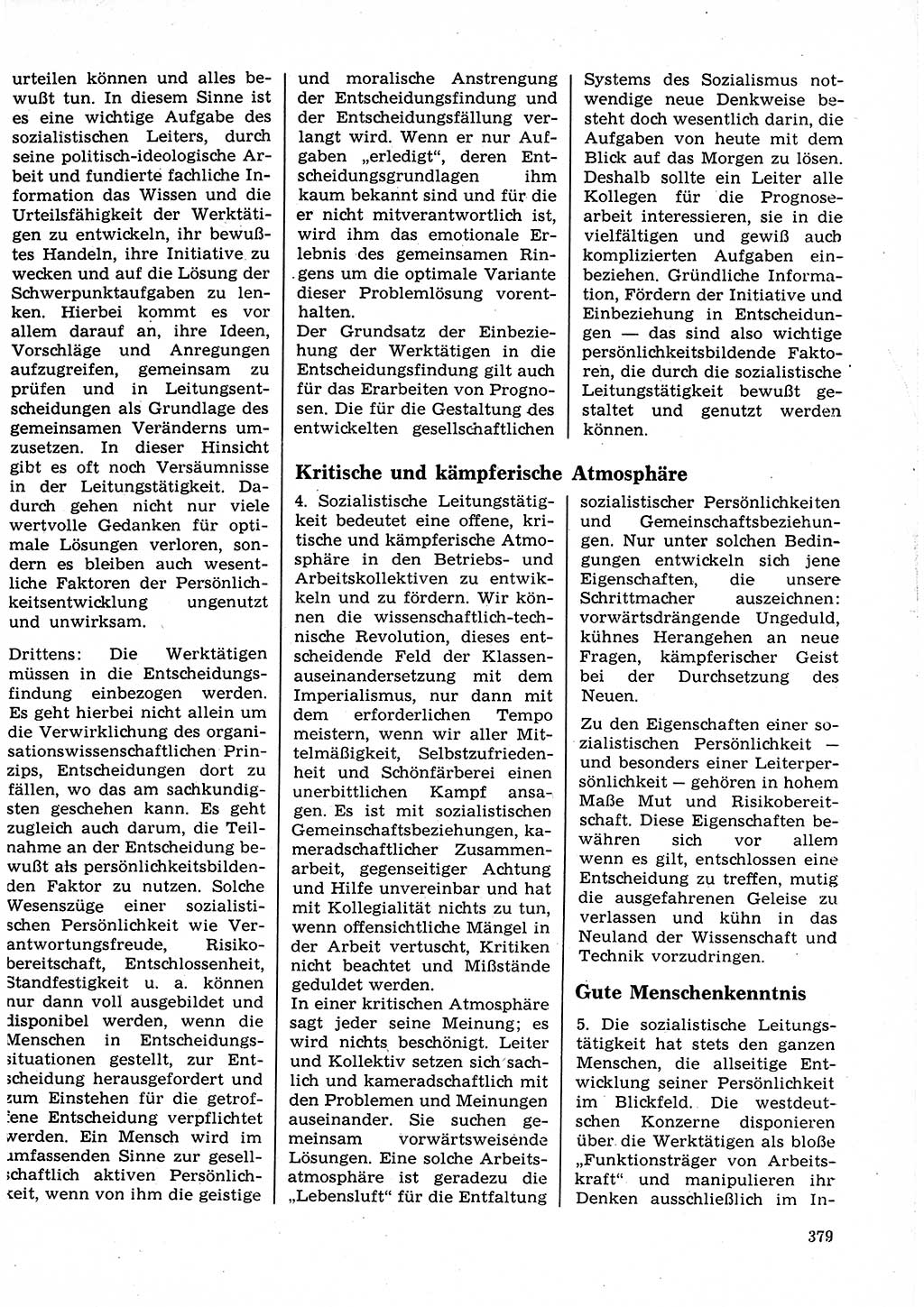 Neuer Weg (NW), Organ des Zentralkomitees (ZK) der SED (Sozialistische Einheitspartei Deutschlands) für Fragen des Parteilebens, 23. Jahrgang [Deutsche Demokratische Republik (DDR)] 1968, Seite 379 (NW ZK SED DDR 1968, S. 379)