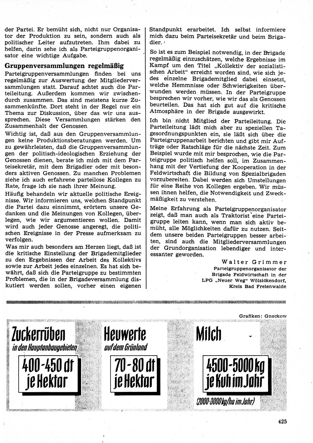Neuer Weg (NW), Organ des Zentralkomitees (ZK) der SED (Sozialistische Einheitspartei Deutschlands) für Fragen des Parteilebens, 23. Jahrgang [Deutsche Demokratische Republik (DDR)] 1968, Seite 425 (NW ZK SED DDR 1968, S. 425)
