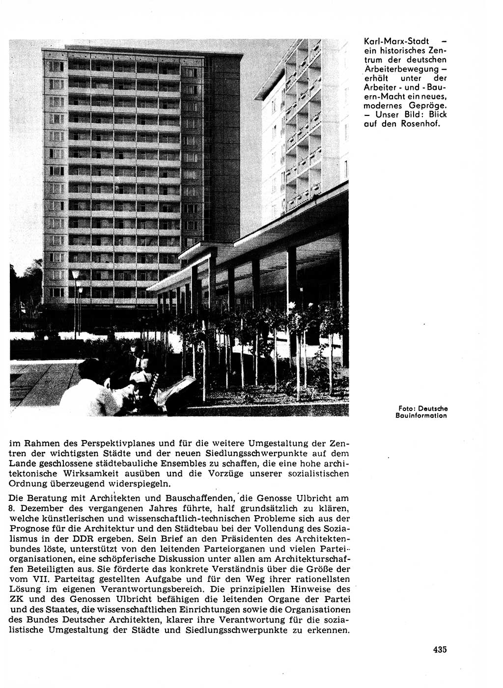 Neuer Weg (NW), Organ des Zentralkomitees (ZK) der SED (Sozialistische Einheitspartei Deutschlands) für Fragen des Parteilebens, 23. Jahrgang [Deutsche Demokratische Republik (DDR)] 1968, Seite 435 (NW ZK SED DDR 1968, S. 435)