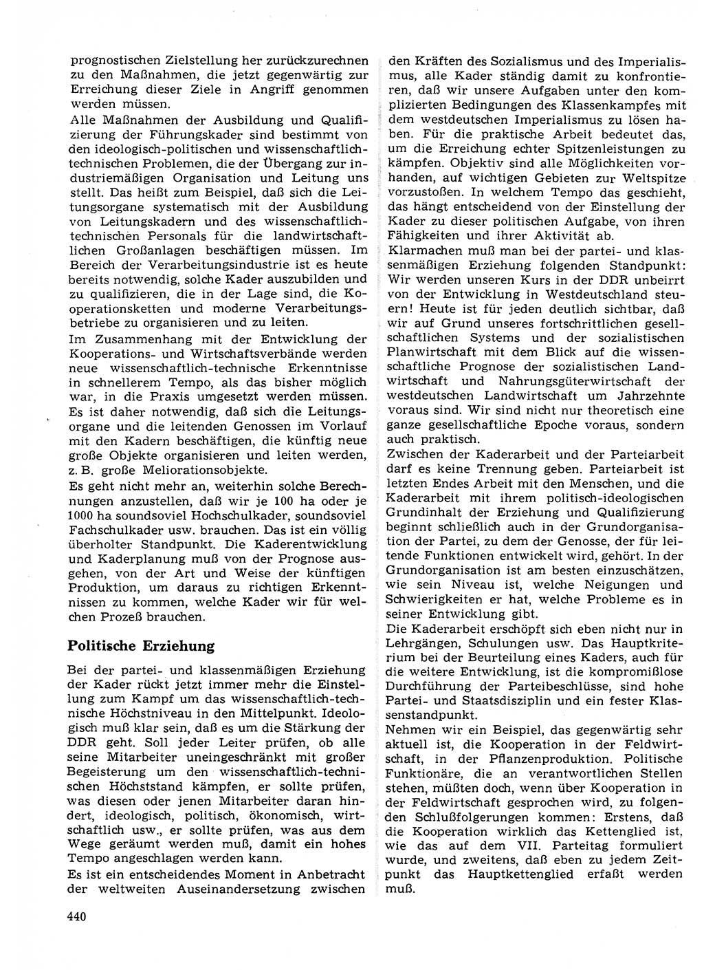 Neuer Weg (NW), Organ des Zentralkomitees (ZK) der SED (Sozialistische Einheitspartei Deutschlands) für Fragen des Parteilebens, 23. Jahrgang [Deutsche Demokratische Republik (DDR)] 1968, Seite 440 (NW ZK SED DDR 1968, S. 440)