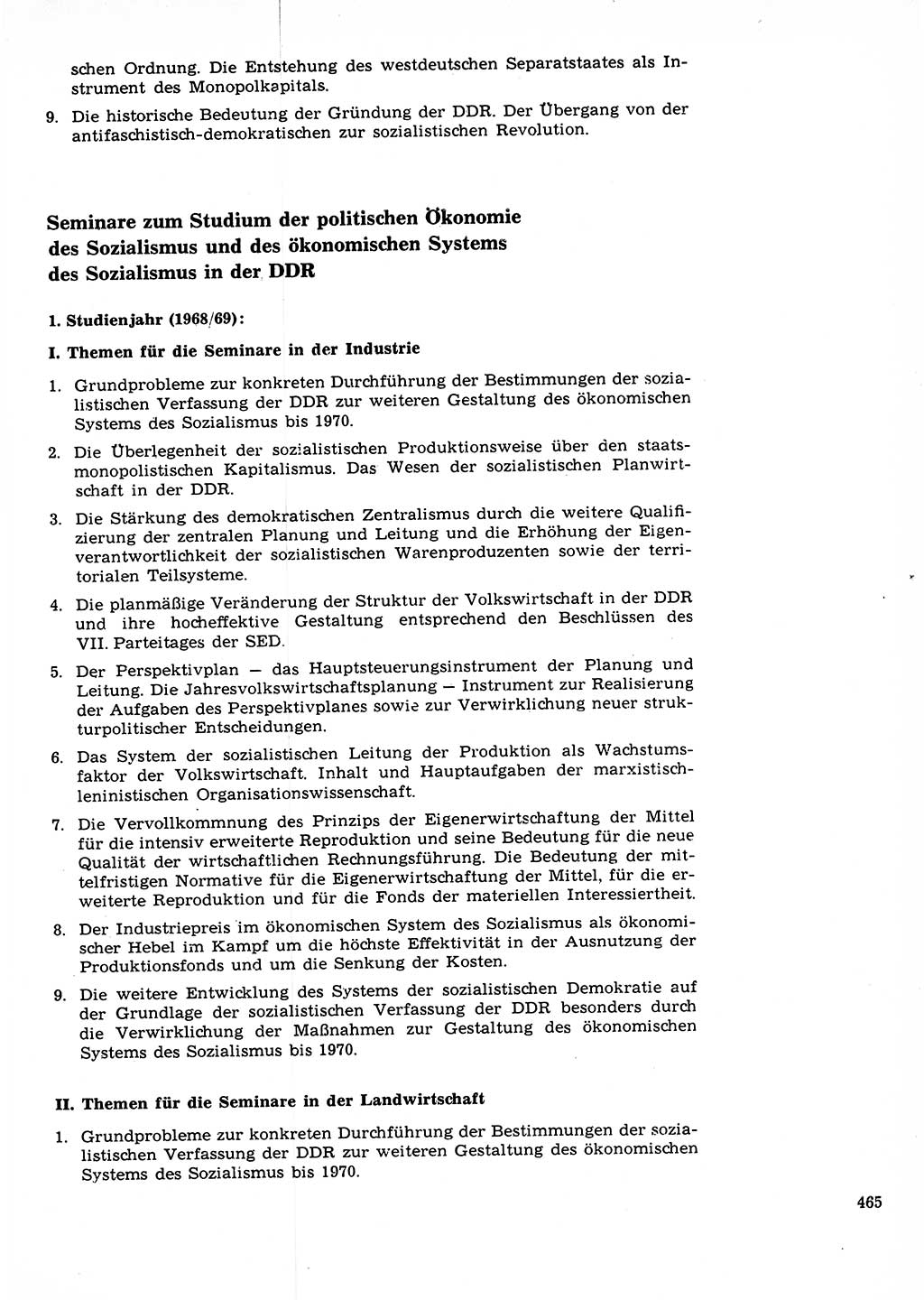 Neuer Weg (NW), Organ des Zentralkomitees (ZK) der SED (Sozialistische Einheitspartei Deutschlands) für Fragen des Parteilebens, 23. Jahrgang [Deutsche Demokratische Republik (DDR)] 1968, Seite 465 (NW ZK SED DDR 1968, S. 465)