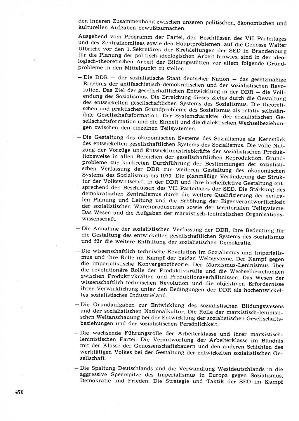 Neuer Weg (NW), Organ des Zentralkomitees (ZK) der SED (Sozialistische Einheitspartei Deutschlands) für Fragen des Parteilebens, 23. Jahrgang [Deutsche Demokratische Republik (DDR)] 1968, Seite 470 (NW ZK SED DDR 1968, S. 470)