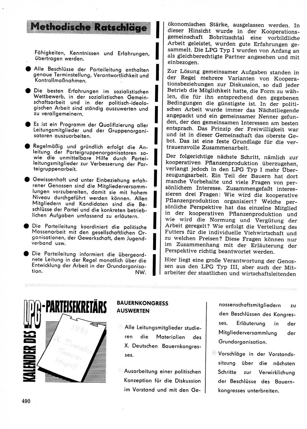 Neuer Weg (NW), Organ des Zentralkomitees (ZK) der SED (Sozialistische Einheitspartei Deutschlands) für Fragen des Parteilebens, 23. Jahrgang [Deutsche Demokratische Republik (DDR)] 1968, Seite 490 (NW ZK SED DDR 1968, S. 490)