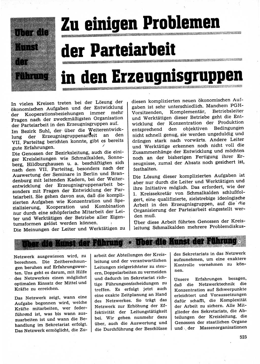 Neuer Weg (NW), Organ des Zentralkomitees (ZK) der SED (Sozialistische Einheitspartei Deutschlands) für Fragen des Parteilebens, 23. Jahrgang [Deutsche Demokratische Republik (DDR)] 1968, Seite 525 (NW ZK SED DDR 1968, S. 525)