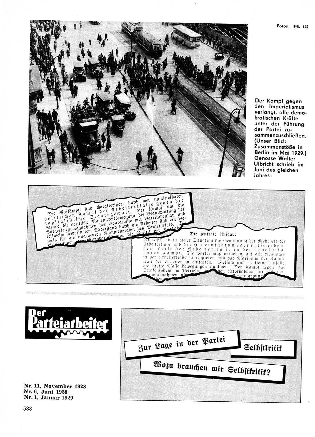 Neuer Weg (NW), Organ des Zentralkomitees (ZK) der SED (Sozialistische Einheitspartei Deutschlands) für Fragen des Parteilebens, 23. Jahrgang [Deutsche Demokratische Republik (DDR)] 1968, Seite 588 (NW ZK SED DDR 1968, S. 588)