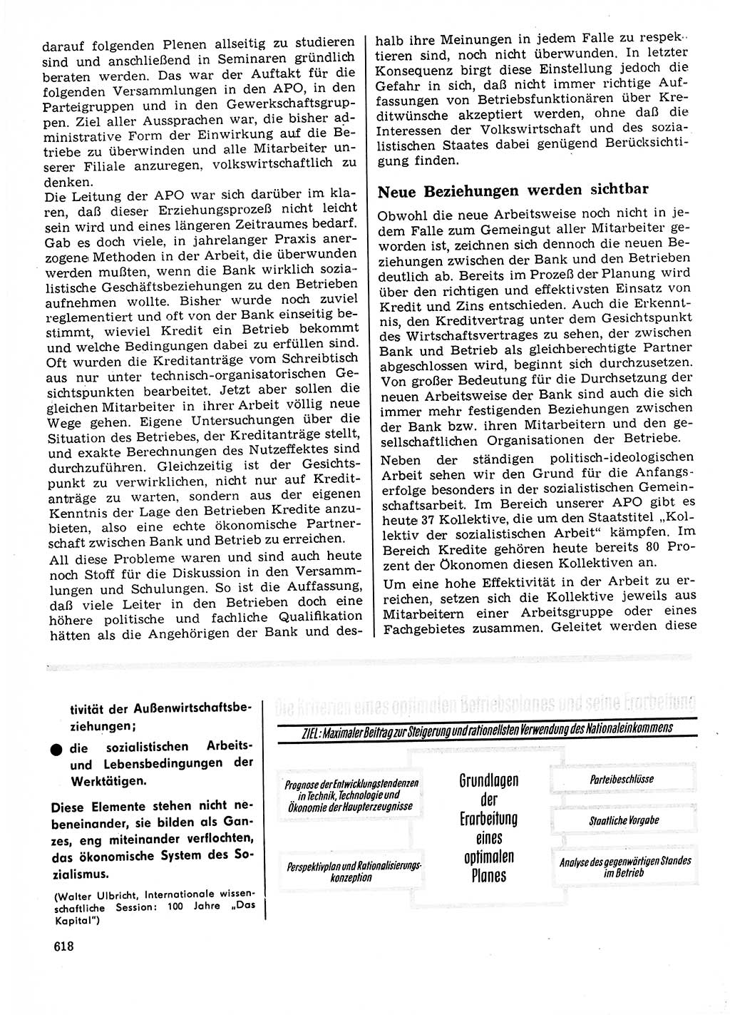 Neuer Weg (NW), Organ des Zentralkomitees (ZK) der SED (Sozialistische Einheitspartei Deutschlands) für Fragen des Parteilebens, 23. Jahrgang [Deutsche Demokratische Republik (DDR)] 1968, Seite 618 (NW ZK SED DDR 1968, S. 618)