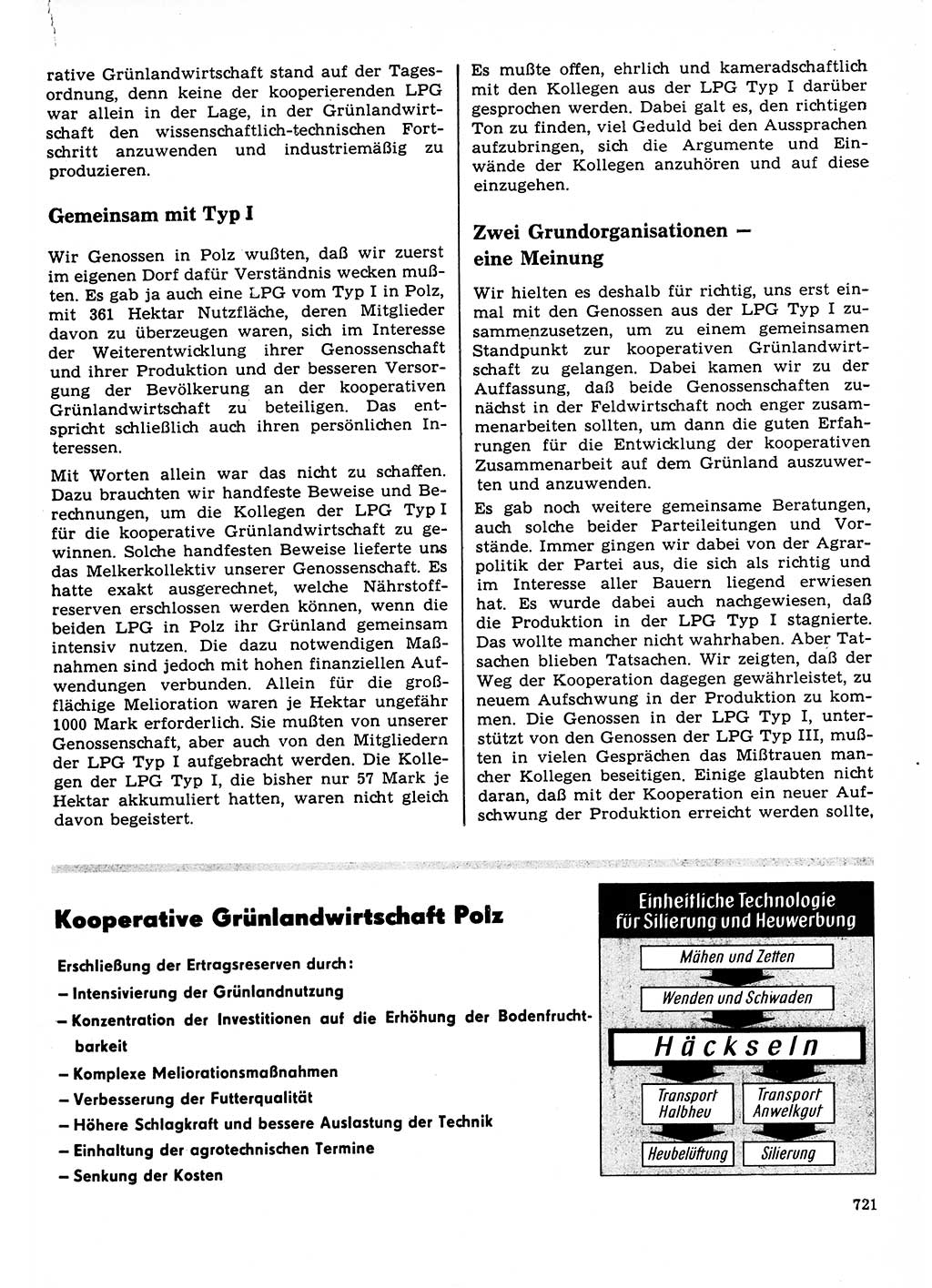 Neuer Weg (NW), Organ des Zentralkomitees (ZK) der SED (Sozialistische Einheitspartei Deutschlands) für Fragen des Parteilebens, 23. Jahrgang [Deutsche Demokratische Republik (DDR)] 1968, Seite 721 (NW ZK SED DDR 1968, S. 721)