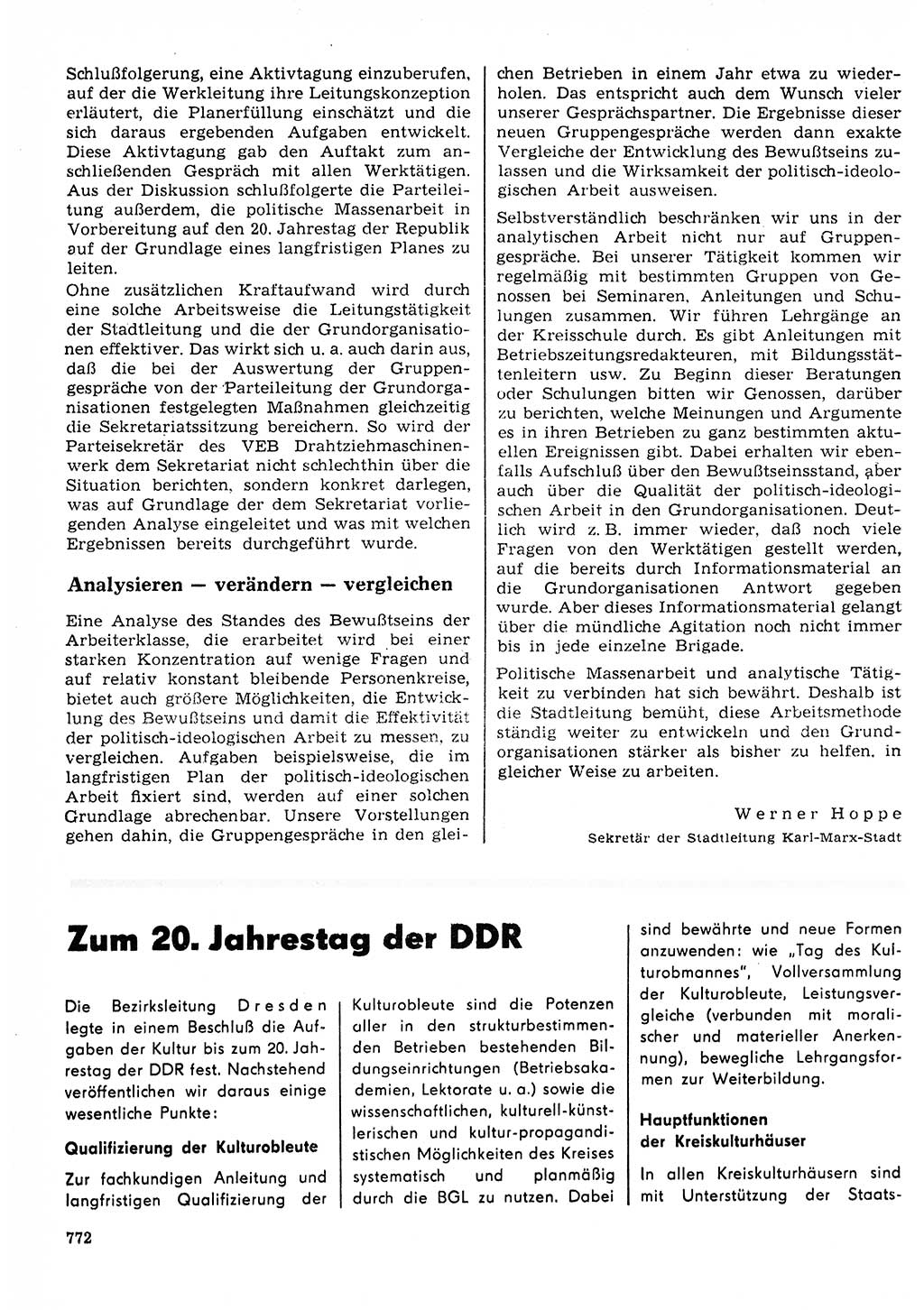 Neuer Weg (NW), Organ des Zentralkomitees (ZK) der SED (Sozialistische Einheitspartei Deutschlands) für Fragen des Parteilebens, 23. Jahrgang [Deutsche Demokratische Republik (DDR)] 1968, Seite 756 (NW ZK SED DDR 1968, S. 756)
