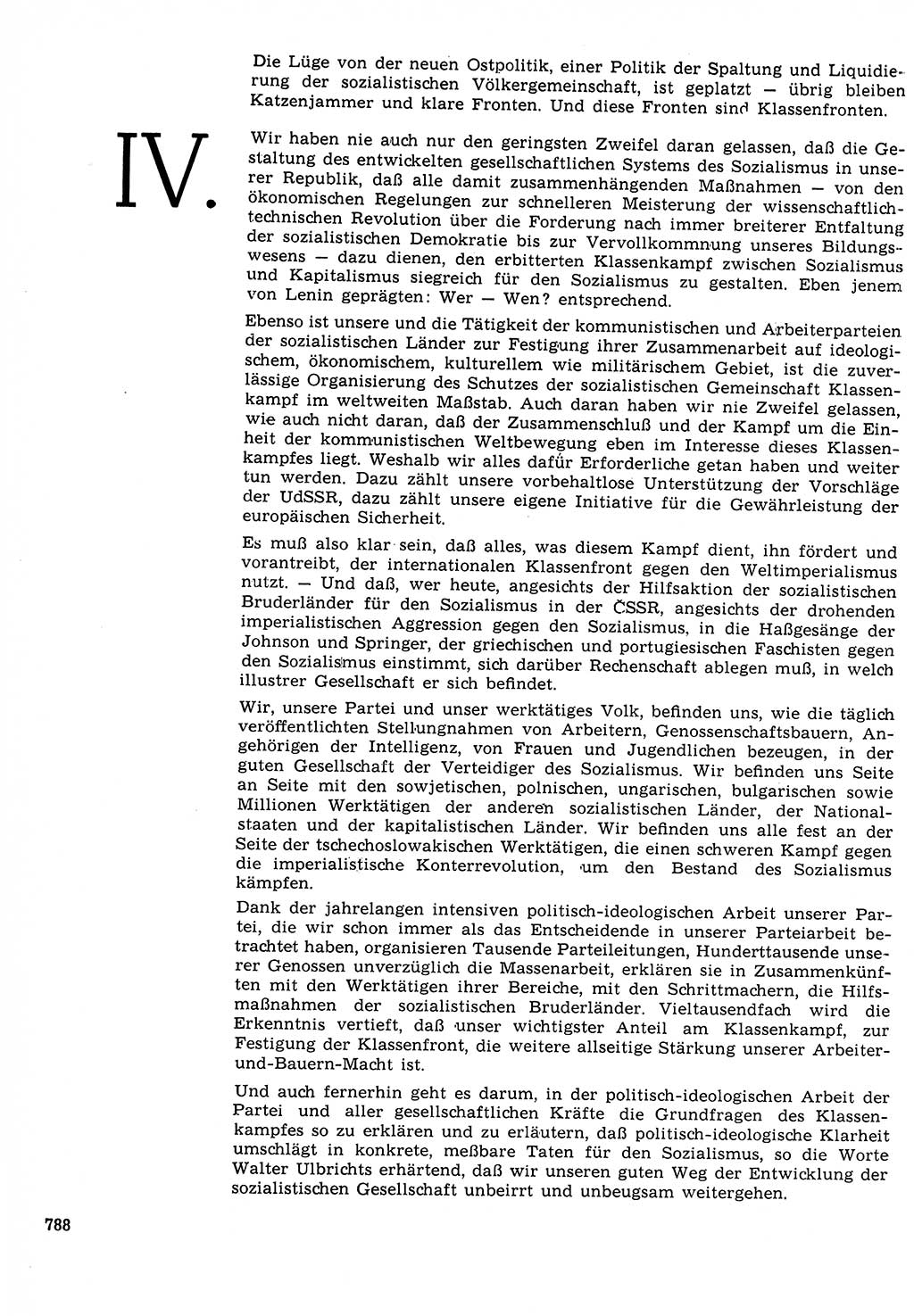 Neuer Weg (NW), Organ des Zentralkomitees (ZK) der SED (Sozialistische Einheitspartei Deutschlands) für Fragen des Parteilebens, 23. Jahrgang [Deutsche Demokratische Republik (DDR)] 1968, Seite 772 (NW ZK SED DDR 1968, S. 772)