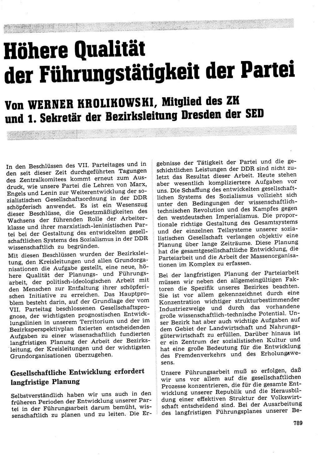 Neuer Weg (NW), Organ des Zentralkomitees (ZK) der SED (Sozialistische Einheitspartei Deutschlands) für Fragen des Parteilebens, 23. Jahrgang [Deutsche Demokratische Republik (DDR)] 1968, Seite 773 (NW ZK SED DDR 1968, S. 773)