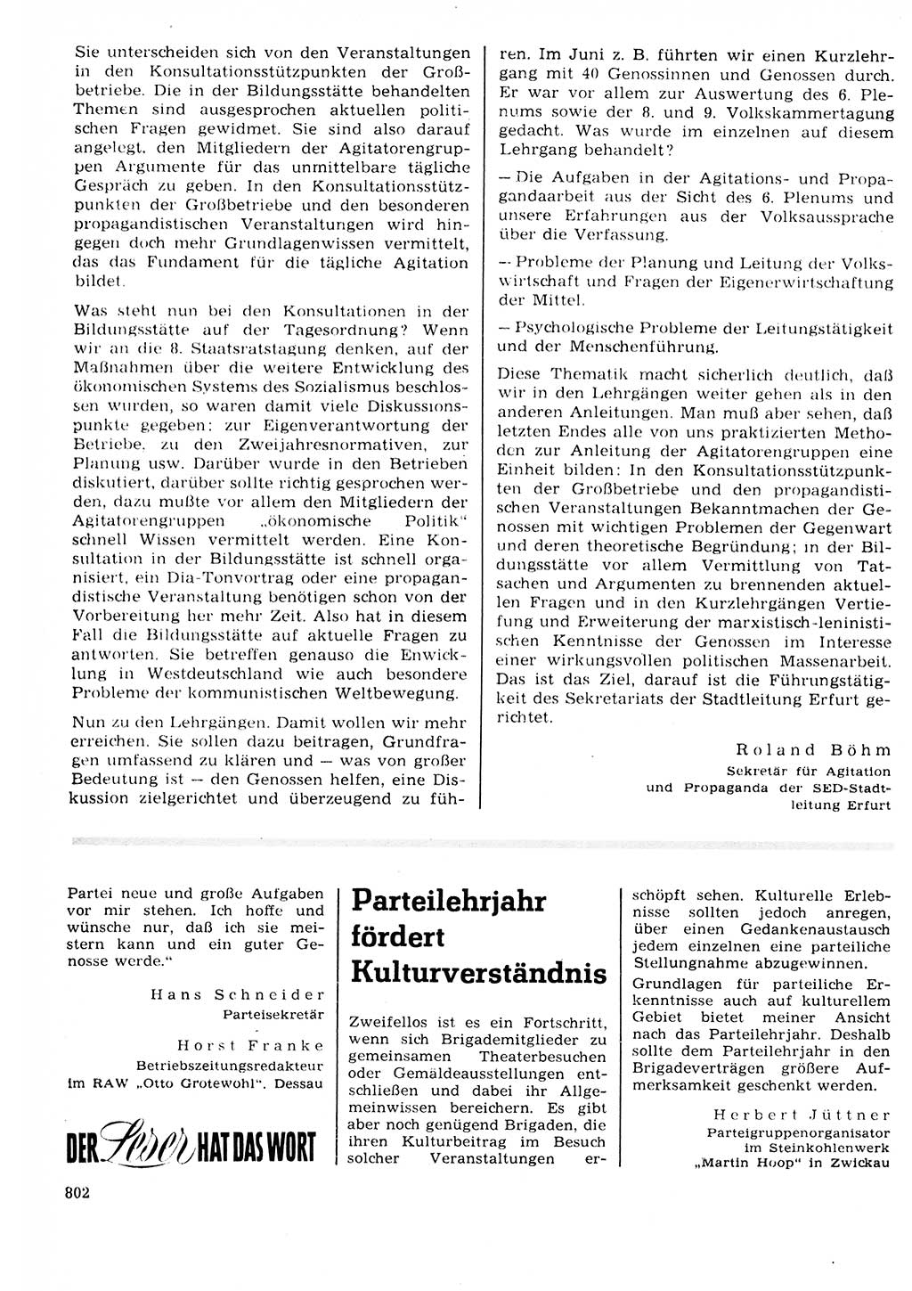 Neuer Weg (NW), Organ des Zentralkomitees (ZK) der SED (Sozialistische Einheitspartei Deutschlands) für Fragen des Parteilebens, 23. Jahrgang [Deutsche Demokratische Republik (DDR)] 1968, Seite 786 (NW ZK SED DDR 1968, S. 786)