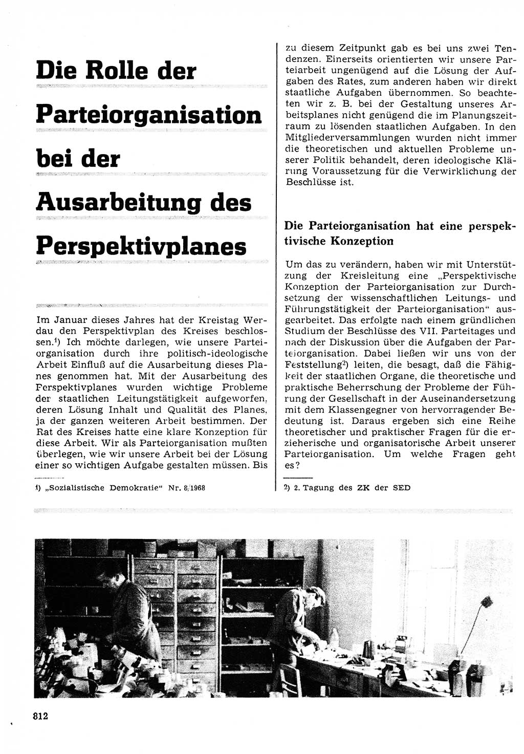 Neuer Weg (NW), Organ des Zentralkomitees (ZK) der SED (Sozialistische Einheitspartei Deutschlands) für Fragen des Parteilebens, 23. Jahrgang [Deutsche Demokratische Republik (DDR)] 1968, Seite 796 (NW ZK SED DDR 1968, S. 796)