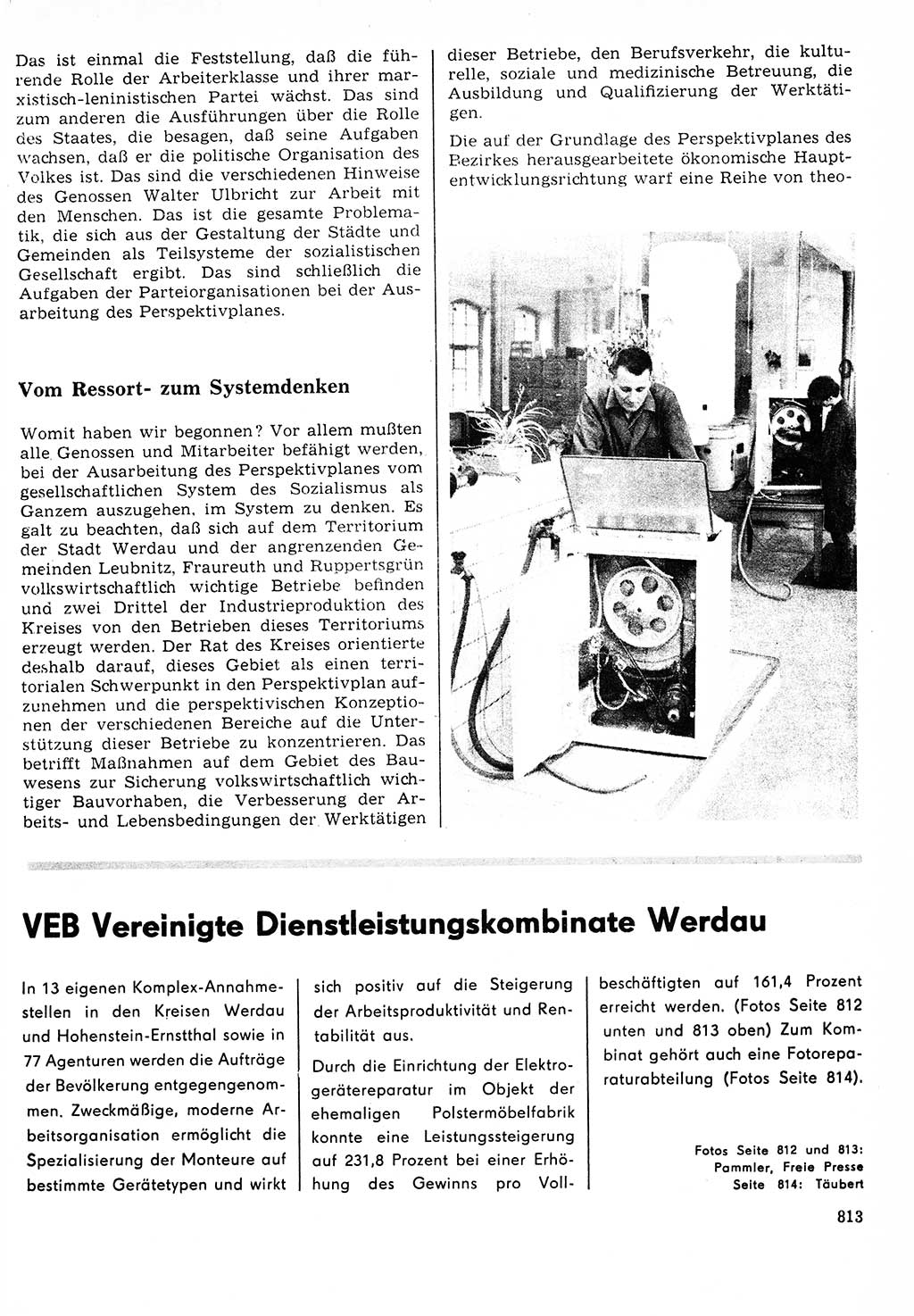 Neuer Weg (NW), Organ des Zentralkomitees (ZK) der SED (Sozialistische Einheitspartei Deutschlands) für Fragen des Parteilebens, 23. Jahrgang [Deutsche Demokratische Republik (DDR)] 1968, Seite 797 (NW ZK SED DDR 1968, S. 797)