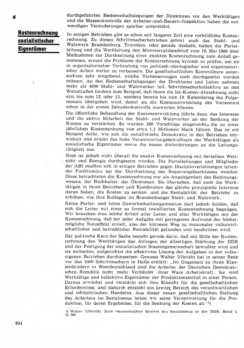 Neuer Weg (NW), Organ des Zentralkomitees (ZK) der SED (Sozialistische Einheitspartei Deutschlands) für Fragen des Parteilebens, 23. Jahrgang [Deutsche Demokratische Republik (DDR)] 1968, Seite 818 (NW ZK SED DDR 1968, S. 818)