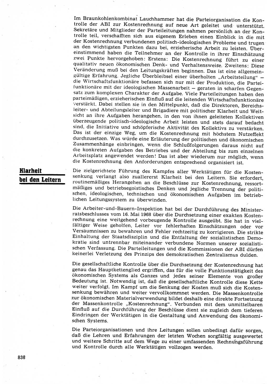 Neuer Weg (NW), Organ des Zentralkomitees (ZK) der SED (Sozialistische Einheitspartei Deutschlands) für Fragen des Parteilebens, 23. Jahrgang [Deutsche Demokratische Republik (DDR)] 1968, Seite 822 (NW ZK SED DDR 1968, S. 822)