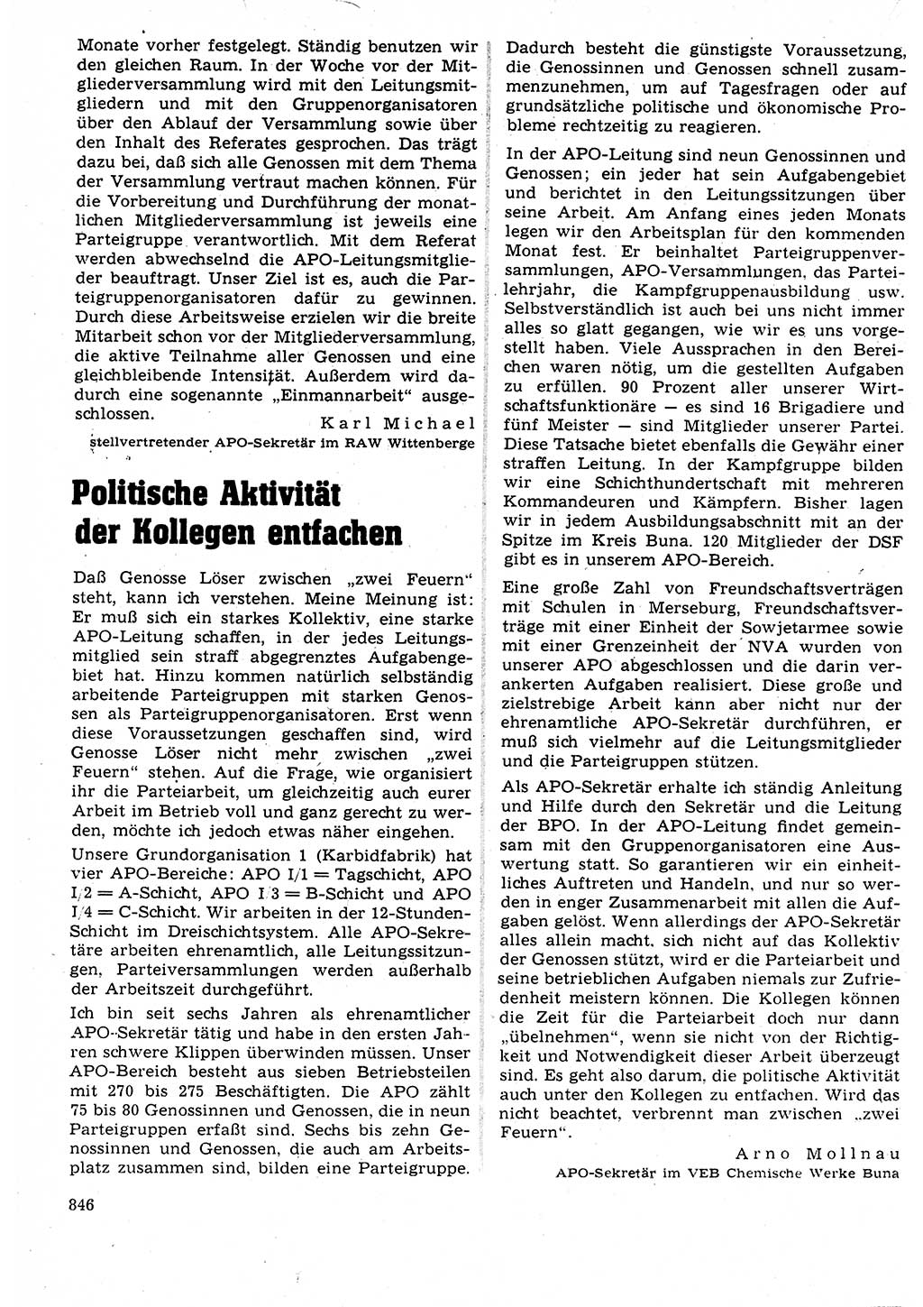Neuer Weg (NW), Organ des Zentralkomitees (ZK) der SED (Sozialistische Einheitspartei Deutschlands) für Fragen des Parteilebens, 23. Jahrgang [Deutsche Demokratische Republik (DDR)] 1968, Seite 830 (NW ZK SED DDR 1968, S. 830)