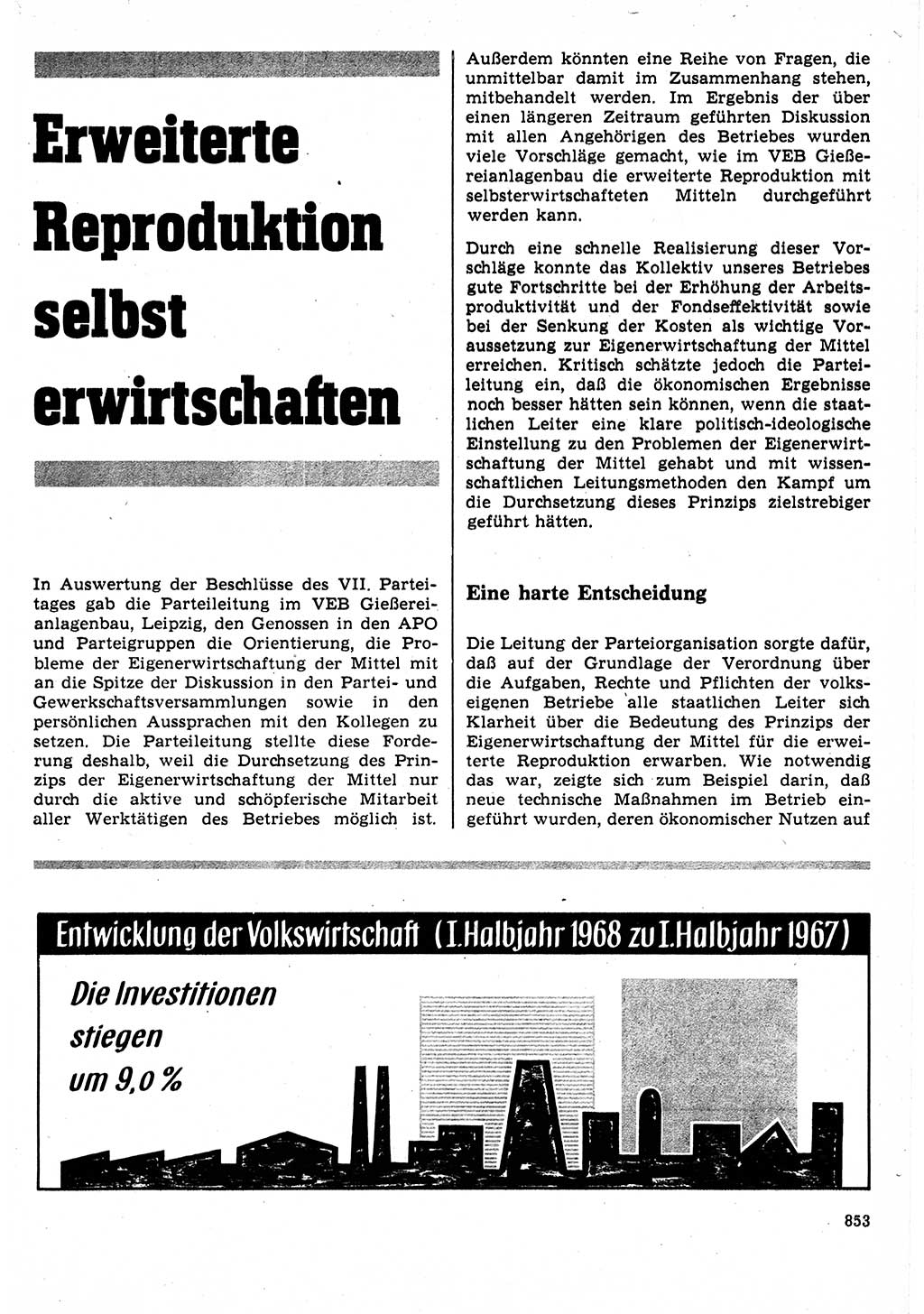 Neuer Weg (NW), Organ des Zentralkomitees (ZK) der SED (Sozialistische Einheitspartei Deutschlands) für Fragen des Parteilebens, 23. Jahrgang [Deutsche Demokratische Republik (DDR)] 1968, Seite 837 (NW ZK SED DDR 1968, S. 837)