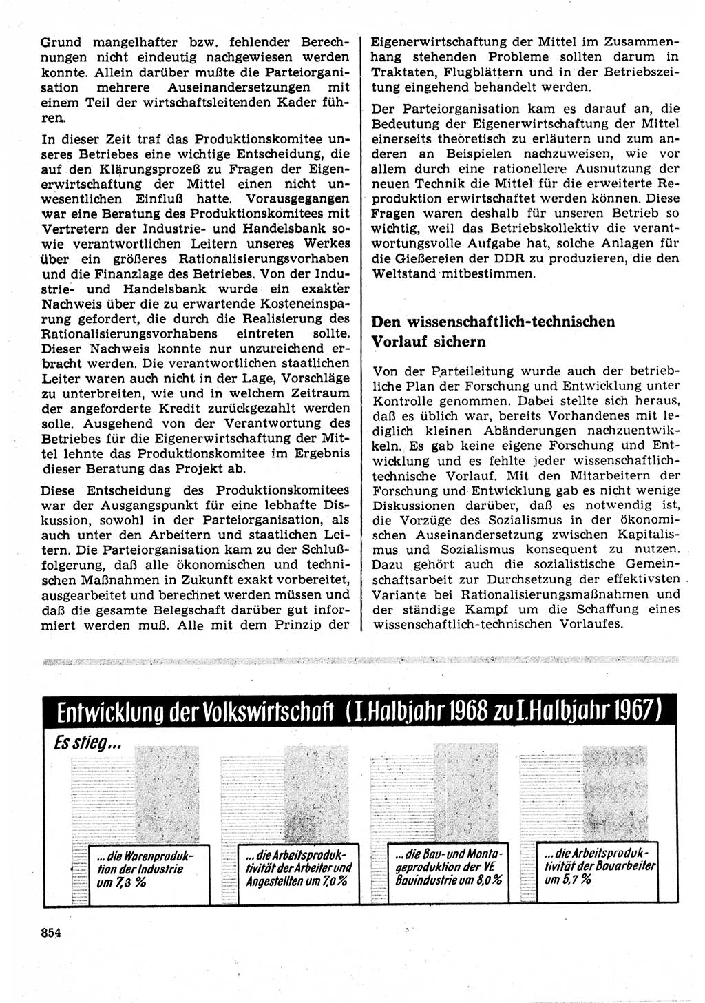 Neuer Weg (NW), Organ des Zentralkomitees (ZK) der SED (Sozialistische Einheitspartei Deutschlands) für Fragen des Parteilebens, 23. Jahrgang [Deutsche Demokratische Republik (DDR)] 1968, Seite 838 (NW ZK SED DDR 1968, S. 838)