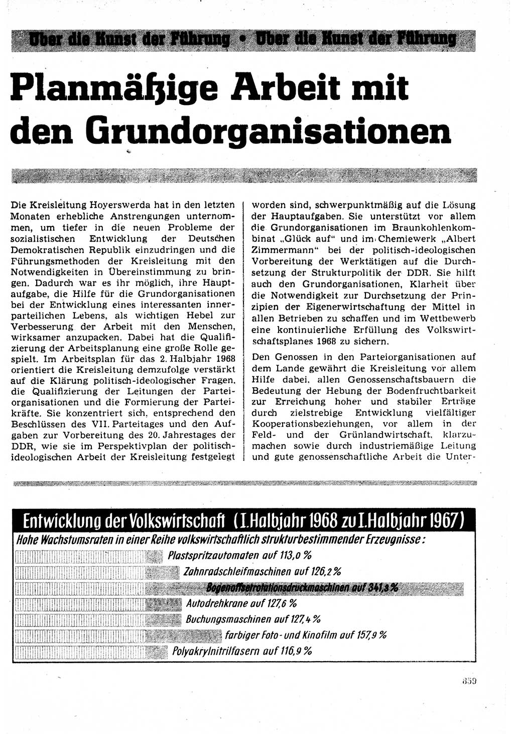 Neuer Weg (NW), Organ des Zentralkomitees (ZK) der SED (Sozialistische Einheitspartei Deutschlands) für Fragen des Parteilebens, 23. Jahrgang [Deutsche Demokratische Republik (DDR)] 1968, Seite 843 (NW ZK SED DDR 1968, S. 843)