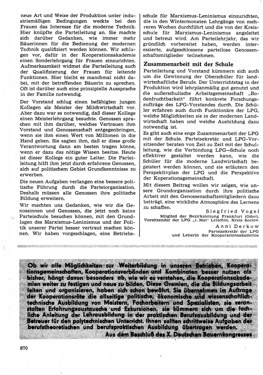 Neuer Weg (NW), Organ des Zentralkomitees (ZK) der SED (Sozialistische Einheitspartei Deutschlands) für Fragen des Parteilebens, 23. Jahrgang [Deutsche Demokratische Republik (DDR)] 1968, Seite 854 (NW ZK SED DDR 1968, S. 854)