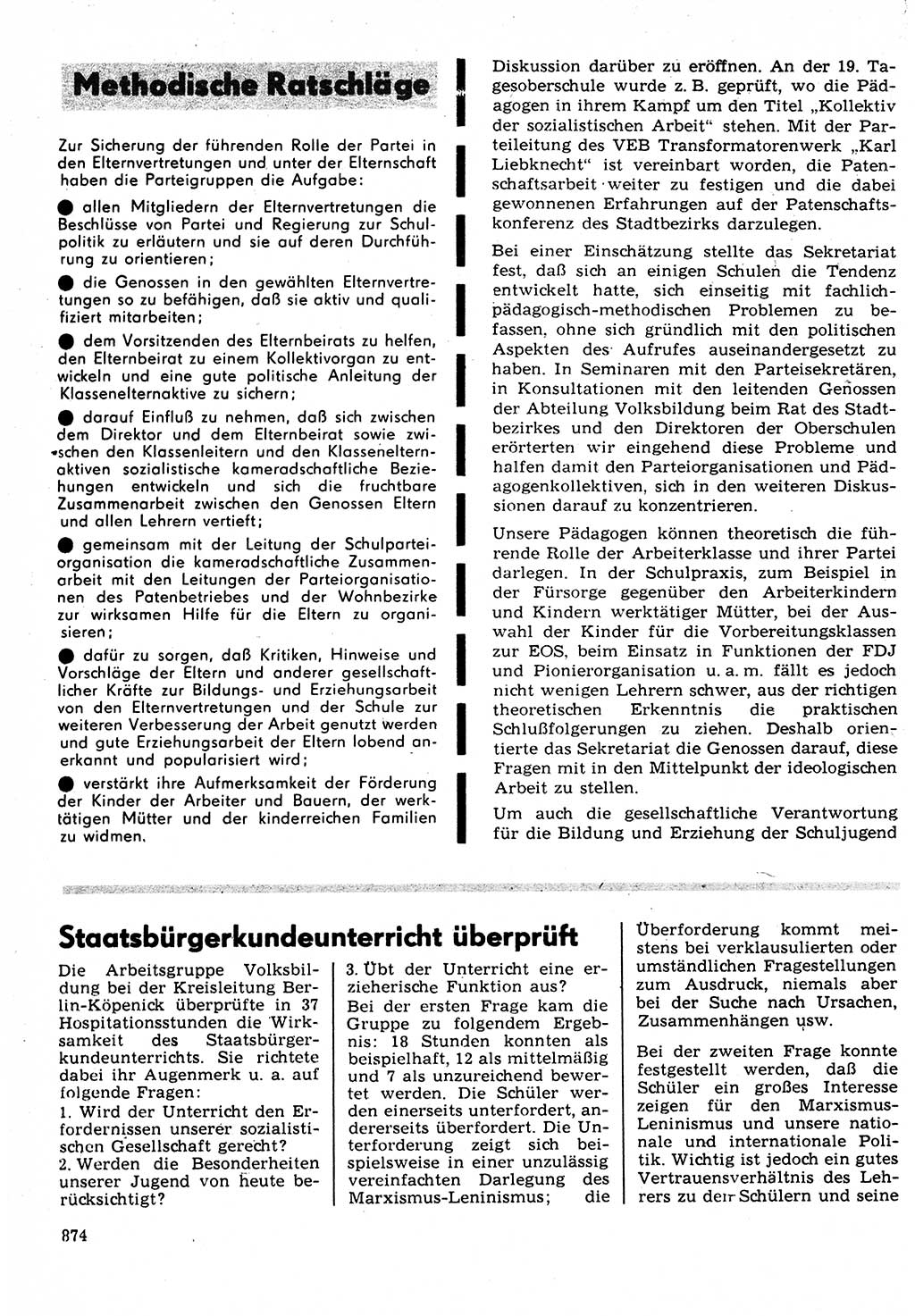 Neuer Weg (NW), Organ des Zentralkomitees (ZK) der SED (Sozialistische Einheitspartei Deutschlands) für Fragen des Parteilebens, 23. Jahrgang [Deutsche Demokratische Republik (DDR)] 1968, Seite 858 (NW ZK SED DDR 1968, S. 858)