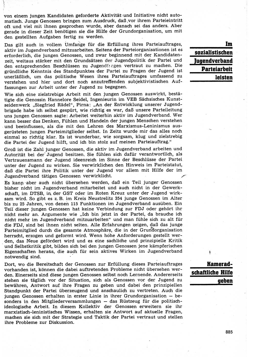 Neuer Weg (NW), Organ des Zentralkomitees (ZK) der SED (Sozialistische Einheitspartei Deutschlands) für Fragen des Parteilebens, 23. Jahrgang [Deutsche Demokratische Republik (DDR)] 1968, Seite 869 (NW ZK SED DDR 1968, S. 869)