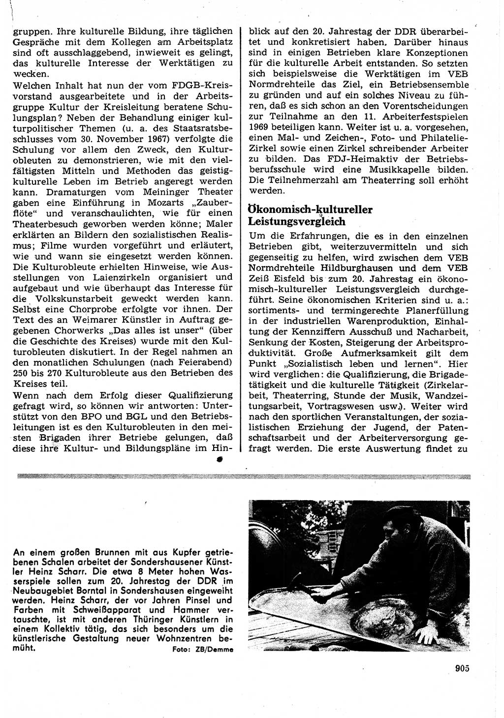 Neuer Weg (NW), Organ des Zentralkomitees (ZK) der SED (Sozialistische Einheitspartei Deutschlands) für Fragen des Parteilebens, 23. Jahrgang [Deutsche Demokratische Republik (DDR)] 1968, Seite 889 (NW ZK SED DDR 1968, S. 889)