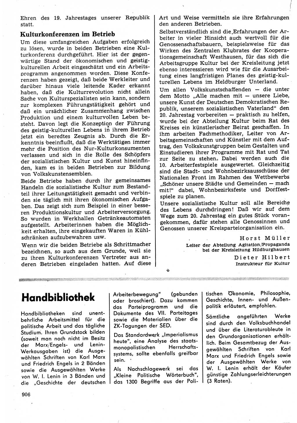 Neuer Weg (NW), Organ des Zentralkomitees (ZK) der SED (Sozialistische Einheitspartei Deutschlands) für Fragen des Parteilebens, 23. Jahrgang [Deutsche Demokratische Republik (DDR)] 1968, Seite 890 (NW ZK SED DDR 1968, S. 890)