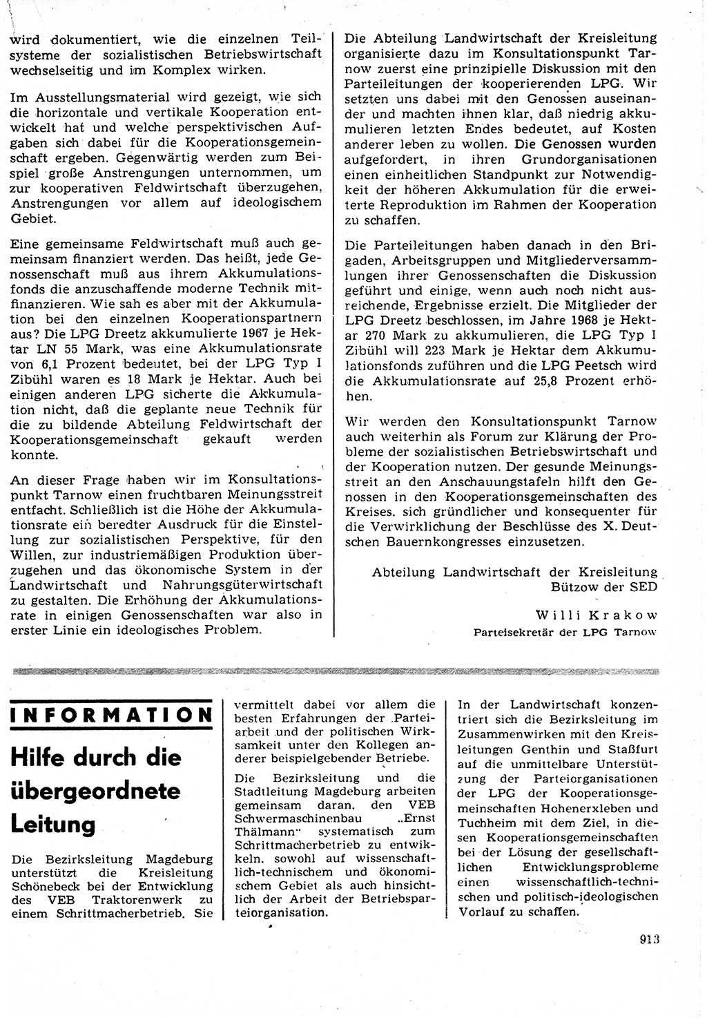 Neuer Weg (NW), Organ des Zentralkomitees (ZK) der SED (Sozialistische Einheitspartei Deutschlands) für Fragen des Parteilebens, 23. Jahrgang [Deutsche Demokratische Republik (DDR)] 1968, Seite 897 (NW ZK SED DDR 1968, S. 897)