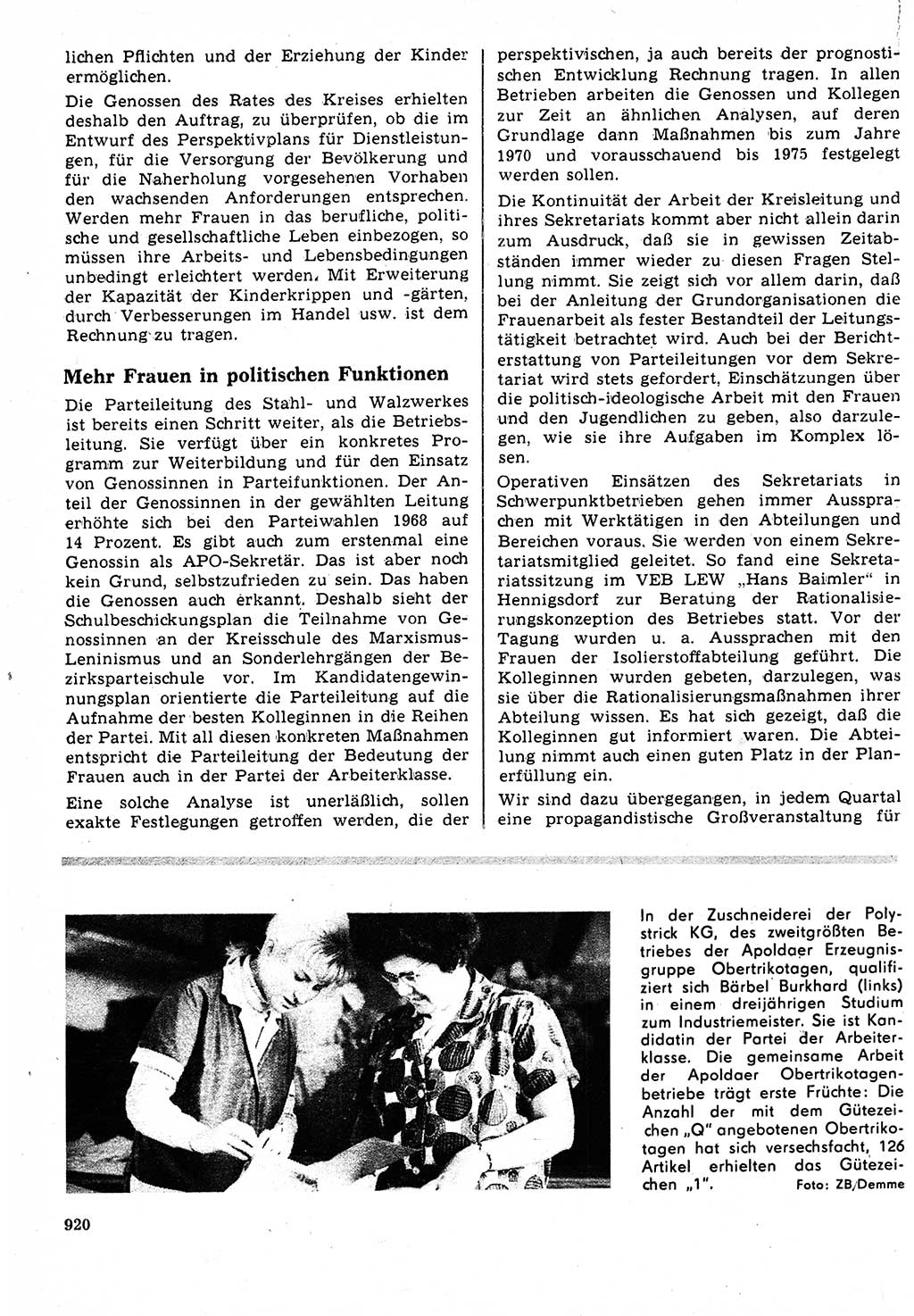 Neuer Weg (NW), Organ des Zentralkomitees (ZK) der SED (Sozialistische Einheitspartei Deutschlands) für Fragen des Parteilebens, 23. Jahrgang [Deutsche Demokratische Republik (DDR)] 1968, Seite 904 (NW ZK SED DDR 1968, S. 904)