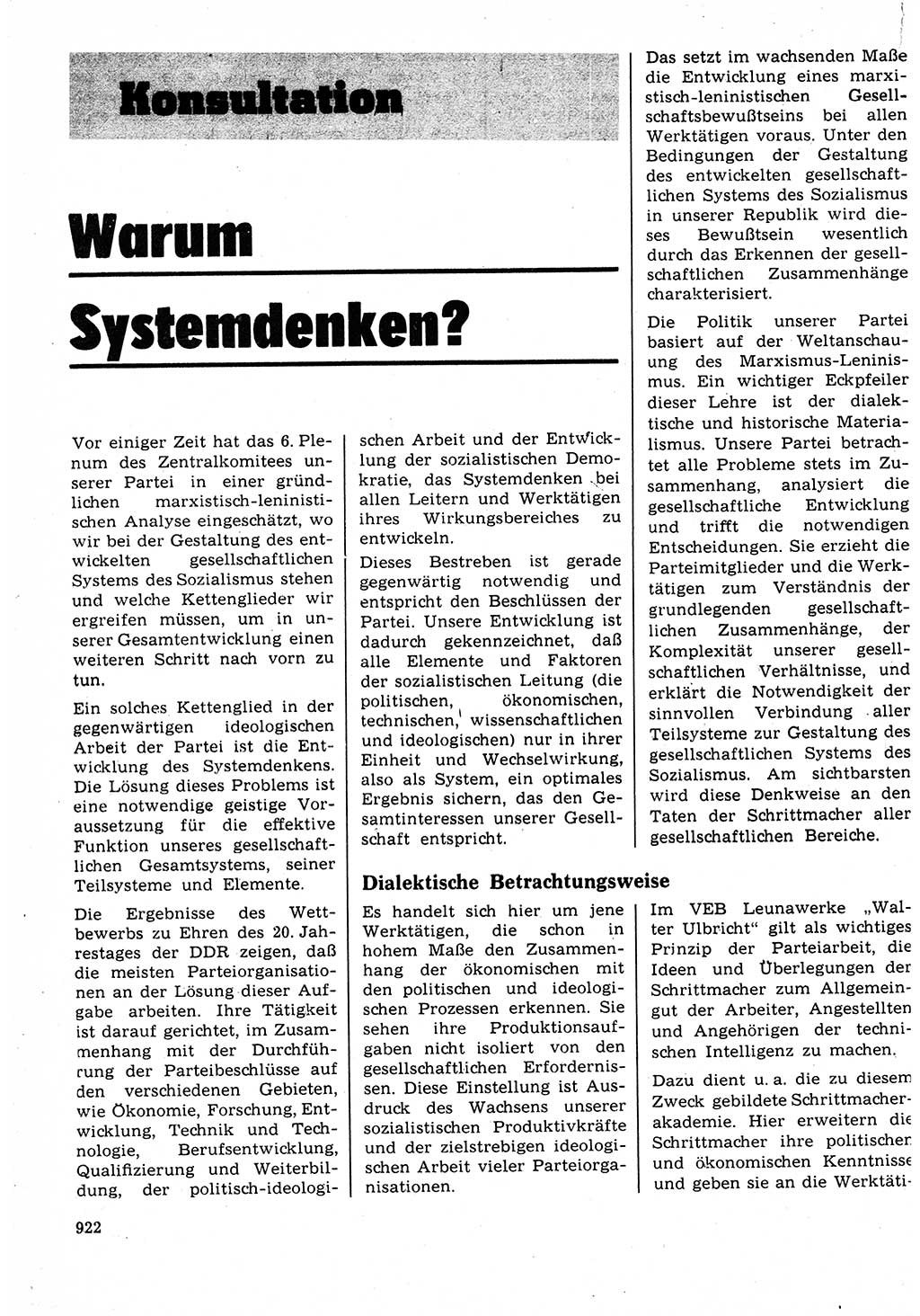 Neuer Weg (NW), Organ des Zentralkomitees (ZK) der SED (Sozialistische Einheitspartei Deutschlands) für Fragen des Parteilebens, 23. Jahrgang [Deutsche Demokratische Republik (DDR)] 1968, Seite 906 (NW ZK SED DDR 1968, S. 906)