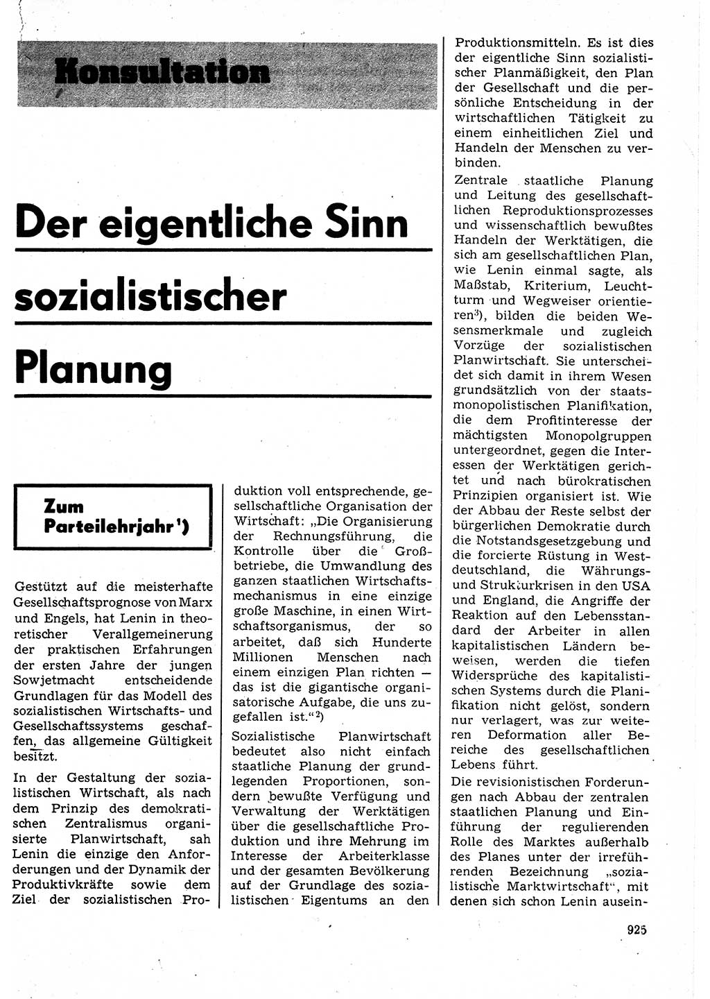 Neuer Weg (NW), Organ des Zentralkomitees (ZK) der SED (Sozialistische Einheitspartei Deutschlands) für Fragen des Parteilebens, 23. Jahrgang [Deutsche Demokratische Republik (DDR)] 1968, Seite 909 (NW ZK SED DDR 1968, S. 909)