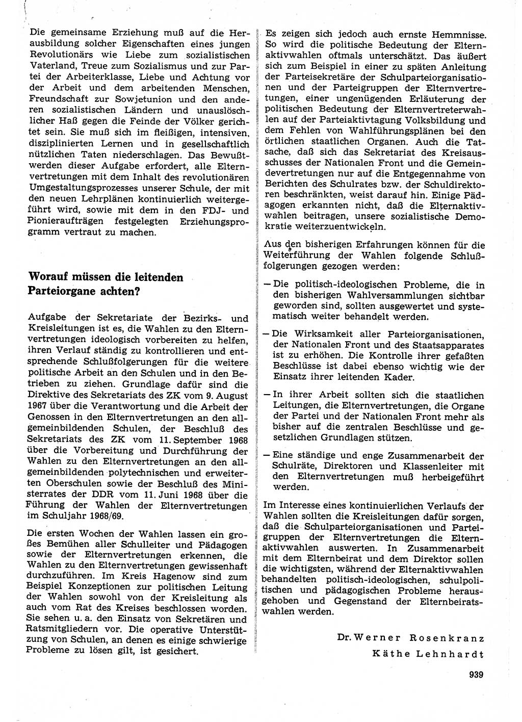 Neuer Weg (NW), Organ des Zentralkomitees (ZK) der SED (Sozialistische Einheitspartei Deutschlands) für Fragen des Parteilebens, 23. Jahrgang [Deutsche Demokratische Republik (DDR)] 1968, Seite 923 (NW ZK SED DDR 1968, S. 923)