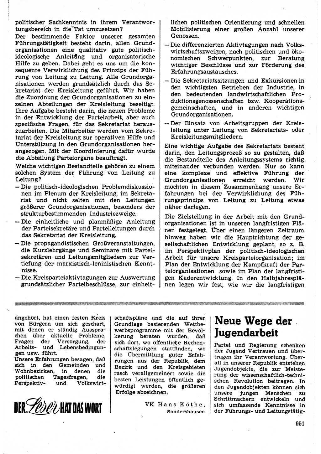 Neuer Weg (NW), Organ des Zentralkomitees (ZK) der SED (Sozialistische Einheitspartei Deutschlands) für Fragen des Parteilebens, 23. Jahrgang [Deutsche Demokratische Republik (DDR)] 1968, Seite 935 (NW ZK SED DDR 1968, S. 935)