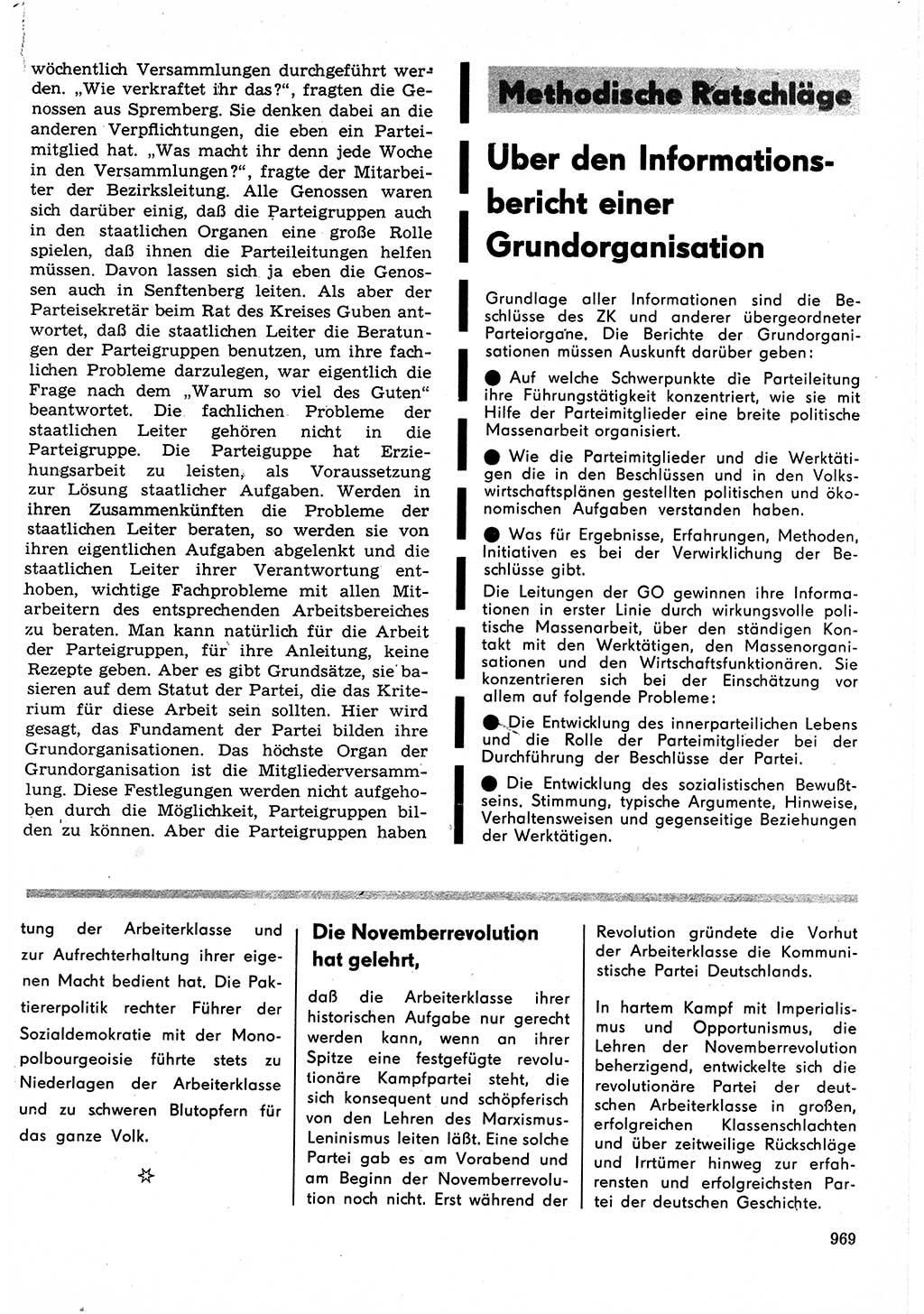 Neuer Weg (NW), Organ des Zentralkomitees (ZK) der SED (Sozialistische Einheitspartei Deutschlands) für Fragen des Parteilebens, 23. Jahrgang [Deutsche Demokratische Republik (DDR)] 1968, Seite 953 (NW ZK SED DDR 1968, S. 953)
