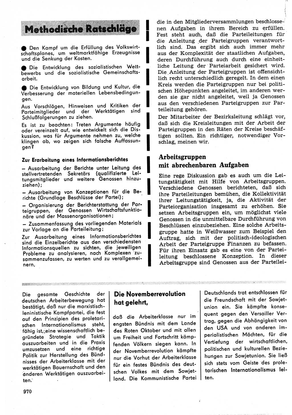 Neuer Weg (NW), Organ des Zentralkomitees (ZK) der SED (Sozialistische Einheitspartei Deutschlands) für Fragen des Parteilebens, 23. Jahrgang [Deutsche Demokratische Republik (DDR)] 1968, Seite 954 (NW ZK SED DDR 1968, S. 954)