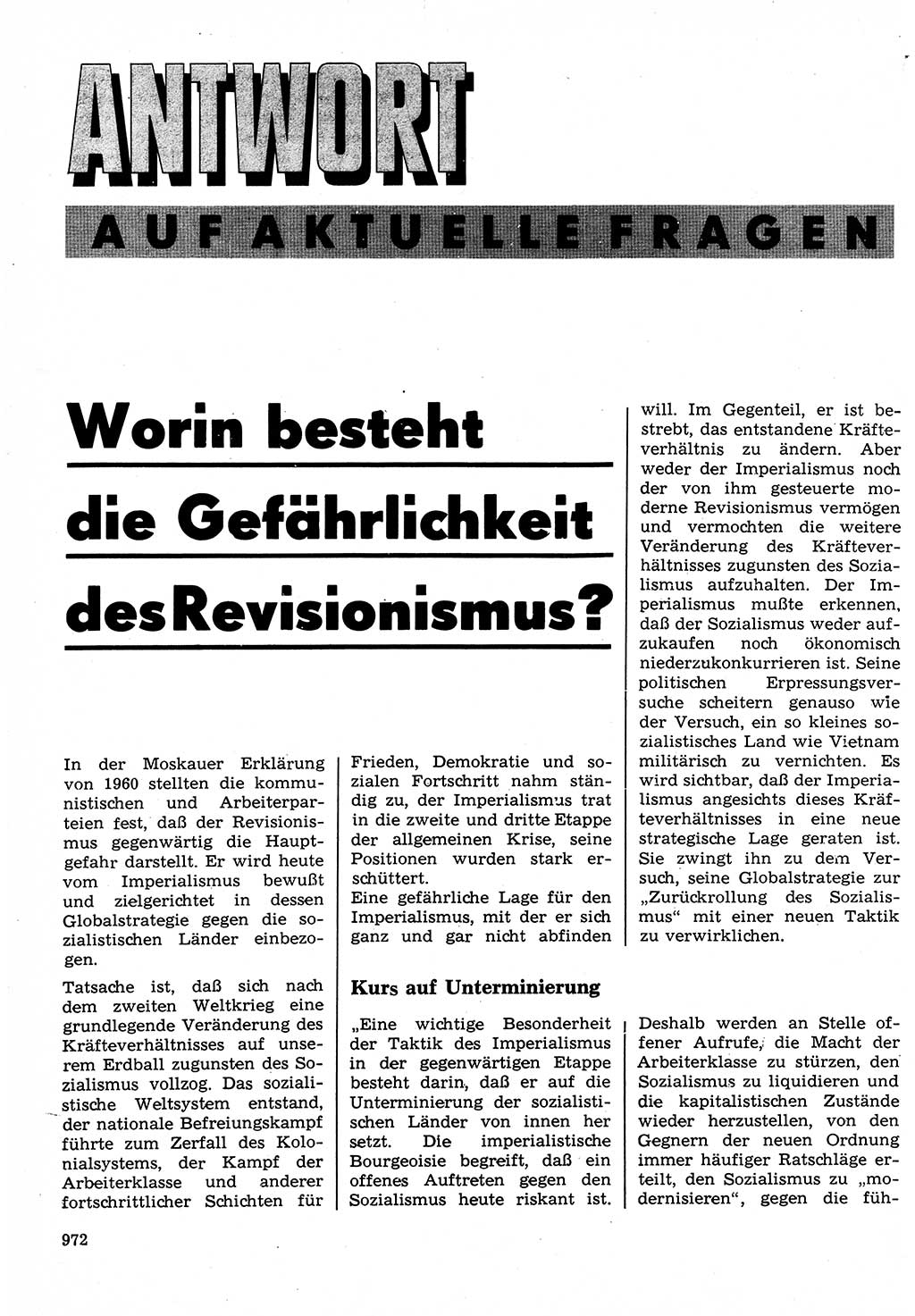 Neuer Weg (NW), Organ des Zentralkomitees (ZK) der SED (Sozialistische Einheitspartei Deutschlands) für Fragen des Parteilebens, 23. Jahrgang [Deutsche Demokratische Republik (DDR)] 1968, Seite 956 (NW ZK SED DDR 1968, S. 956)