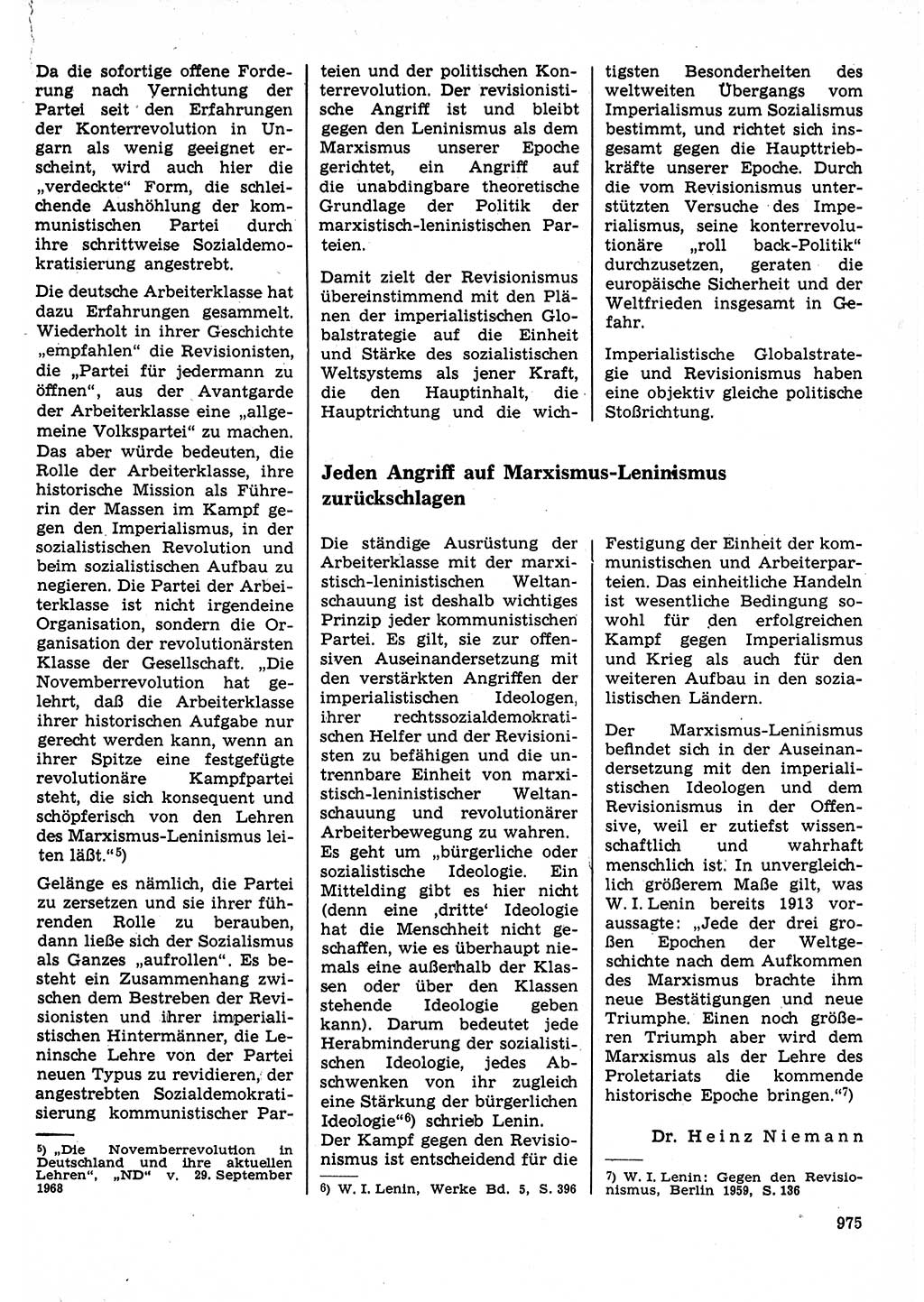 Neuer Weg (NW), Organ des Zentralkomitees (ZK) der SED (Sozialistische Einheitspartei Deutschlands) für Fragen des Parteilebens, 23. Jahrgang [Deutsche Demokratische Republik (DDR)] 1968, Seite 959 (NW ZK SED DDR 1968, S. 959)